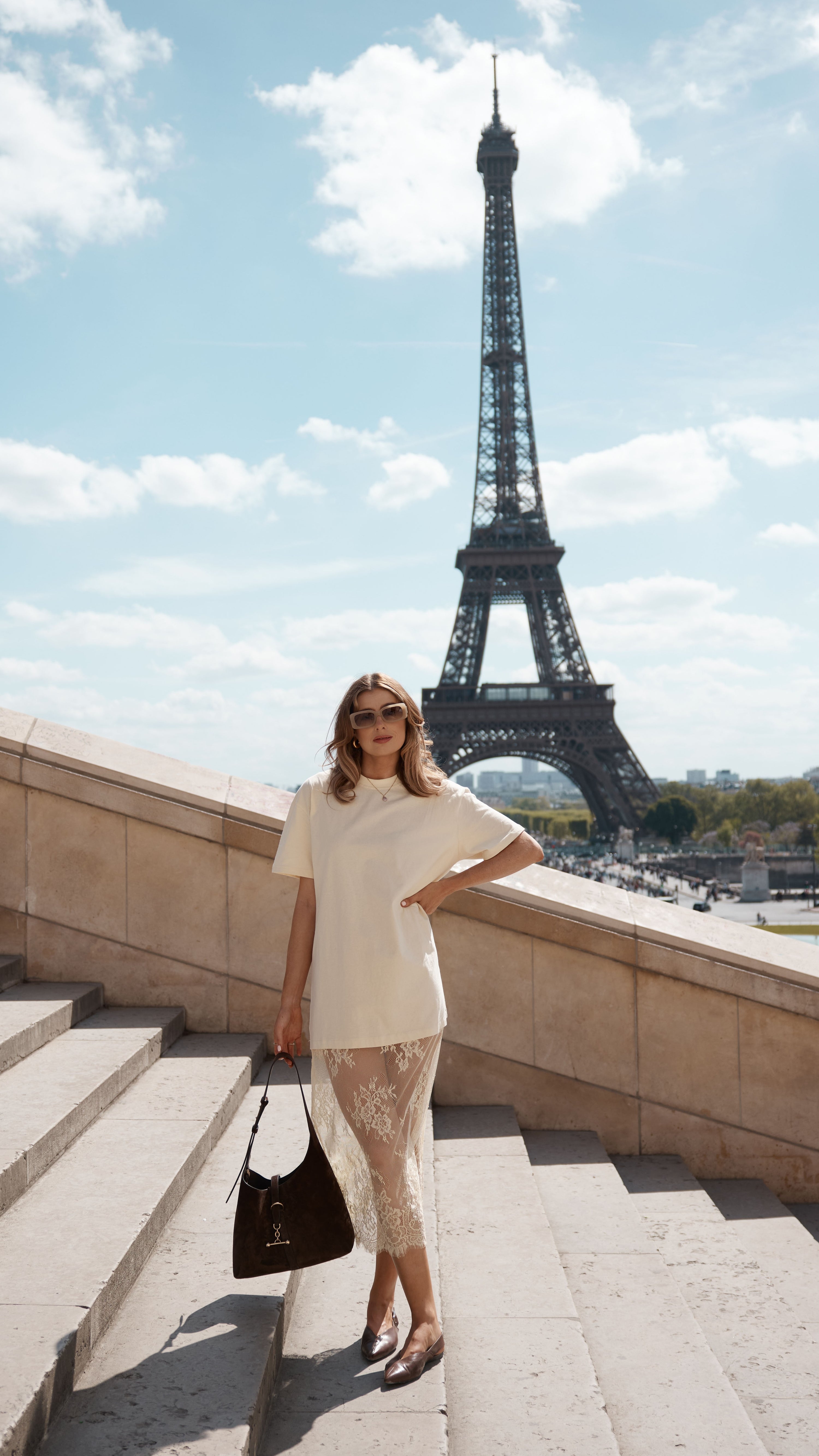 Kai Lace T-Shirt Maxi Dress - Yellow - Billy J