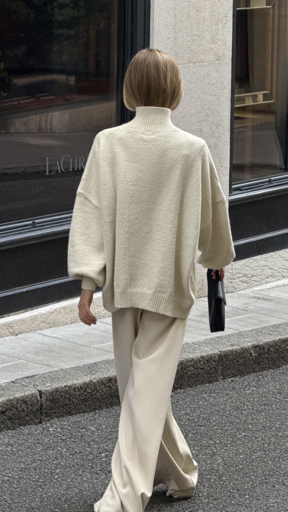 Harita Knitted Sweater - Cream - Billy J