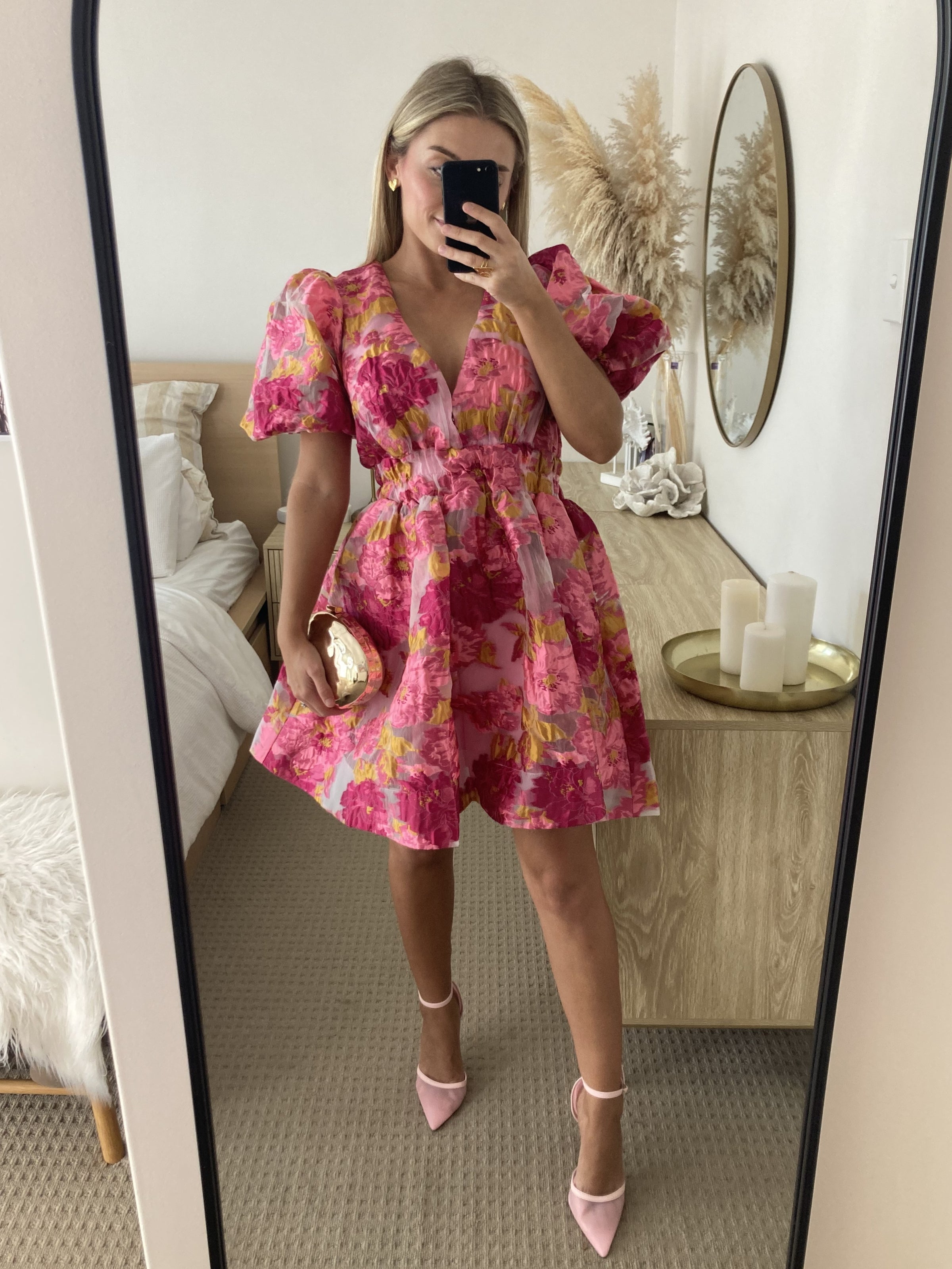 Abel Mini Dress - Pink - Billy J