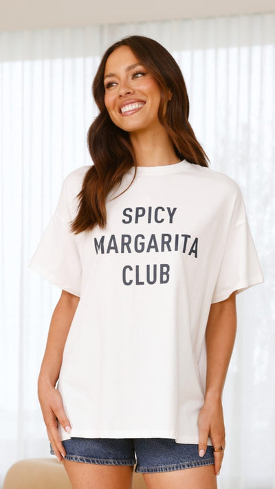 Load image into Gallery viewer, Spicy Margarita Club Tee - White - Billy J
