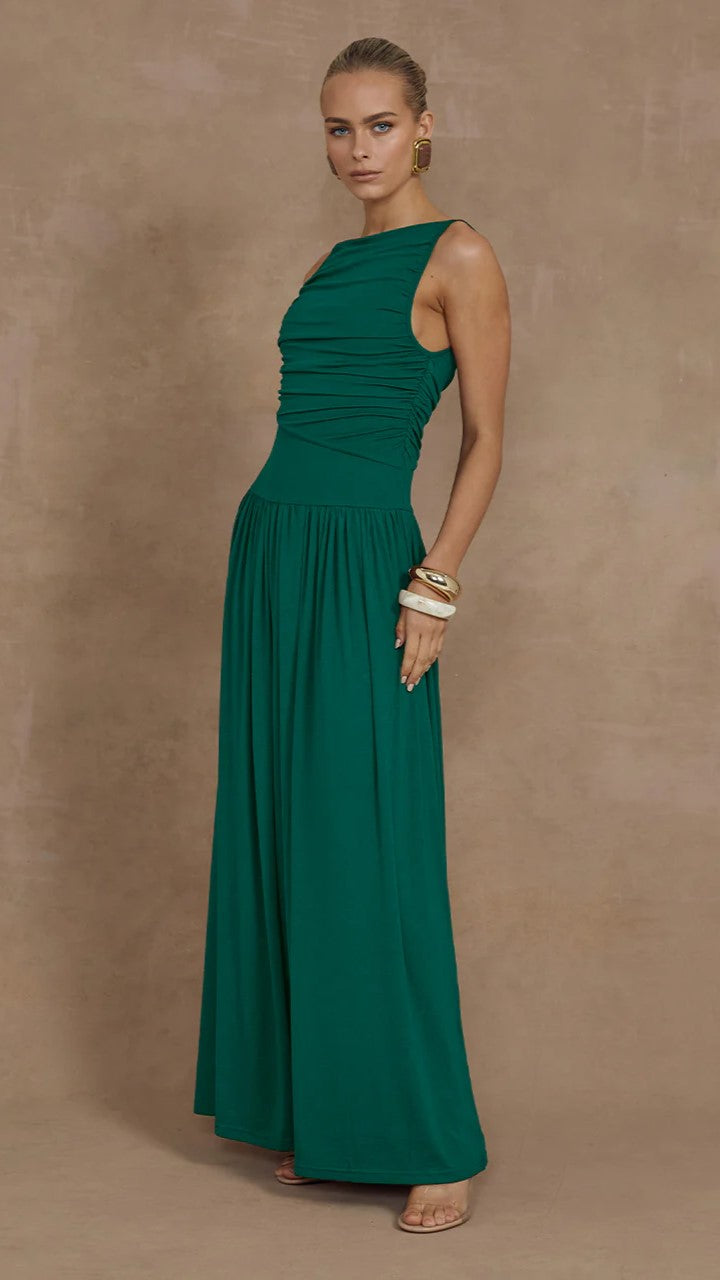 Nalla Maxi Dress - Emerald - Billy J