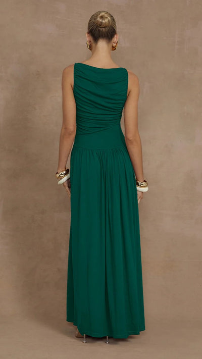 Load image into Gallery viewer, Nalla Maxi Dress - Emerald - Billy J
