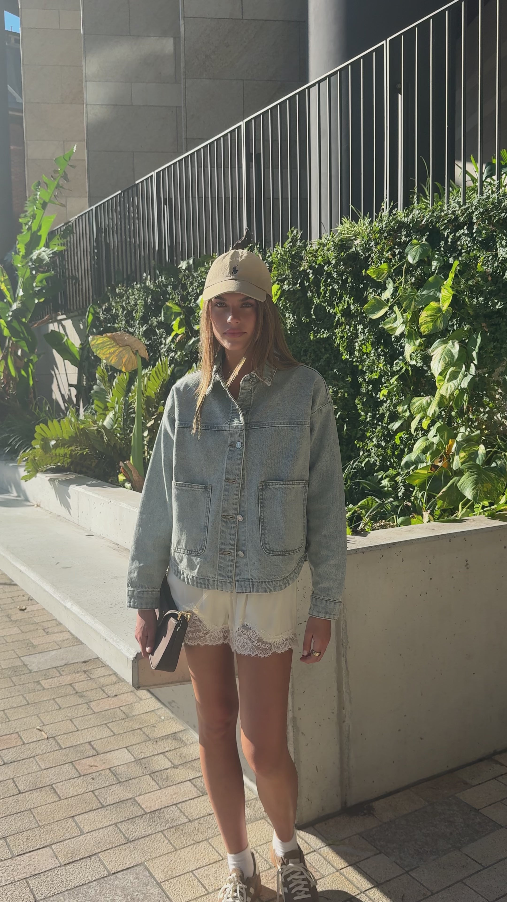 Load video: Makoa Lace Shorts - White - Billy J