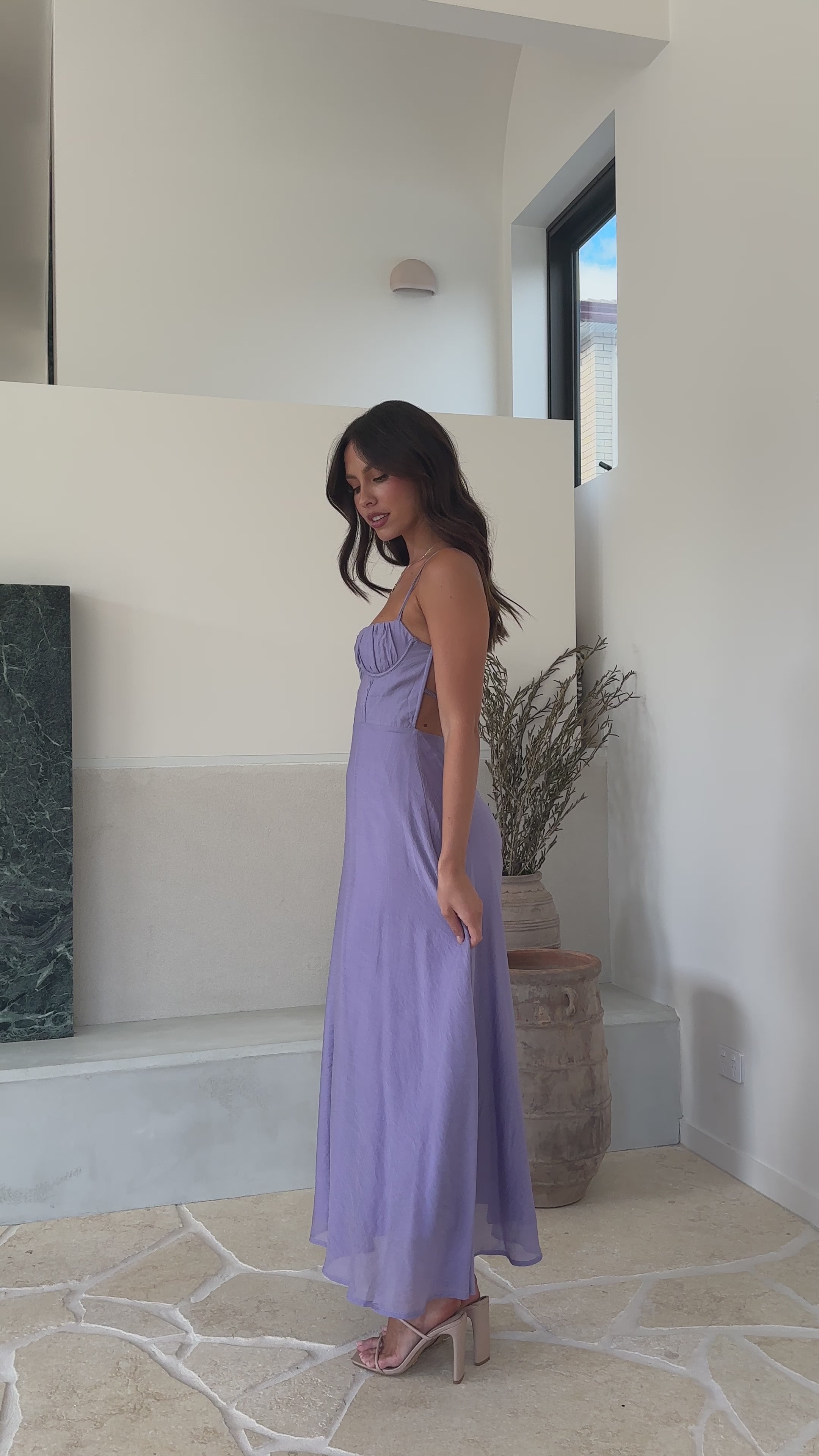 Rahima Maxi Dress - Lilac