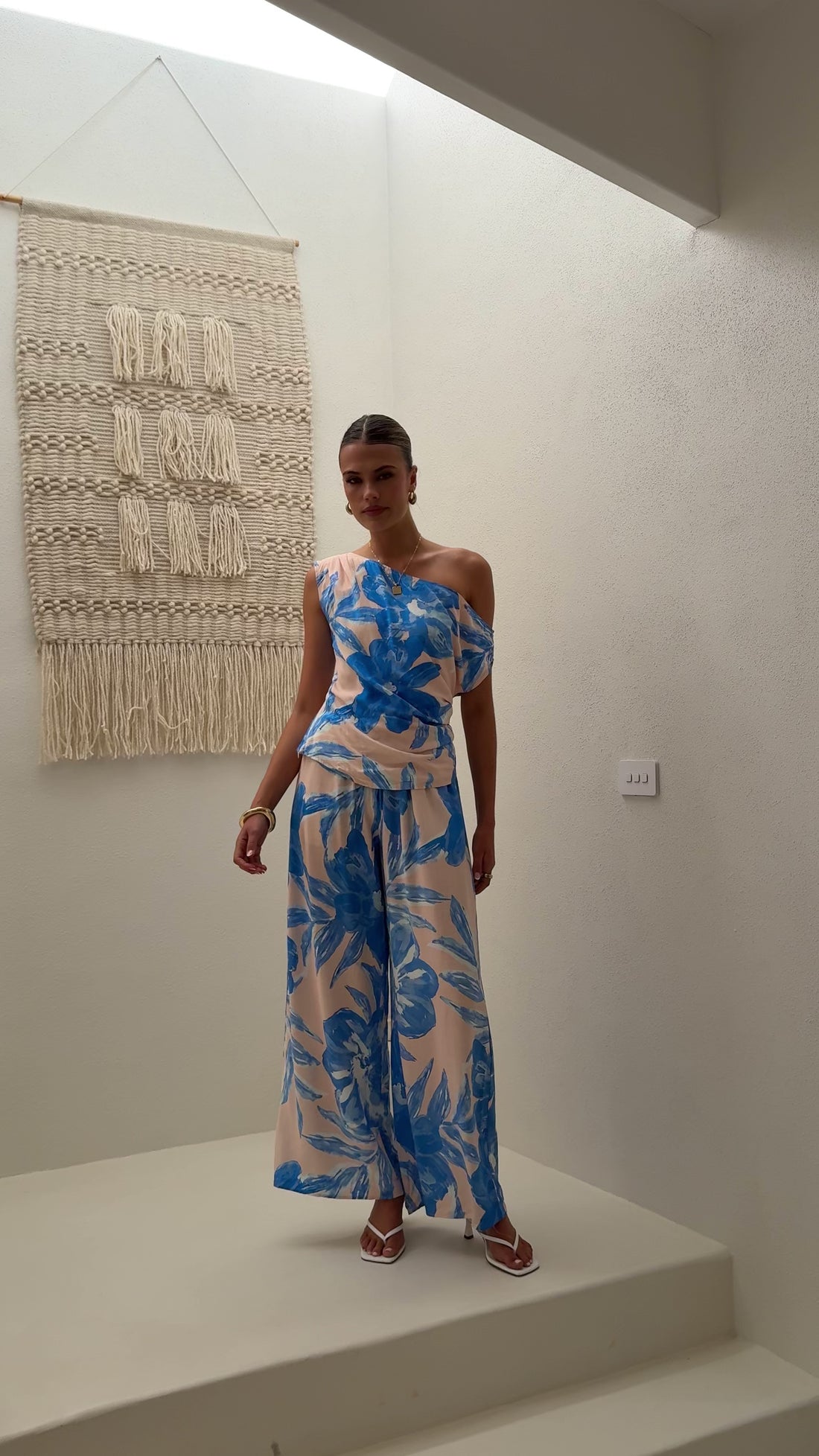 Elani Off Shoulder Top - Junia Print - Billy J