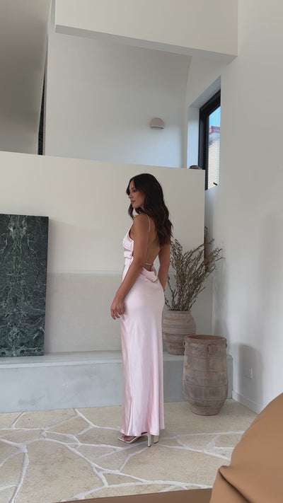 Load and play video in Gallery viewer, Sia Maxi Dress - Pink
