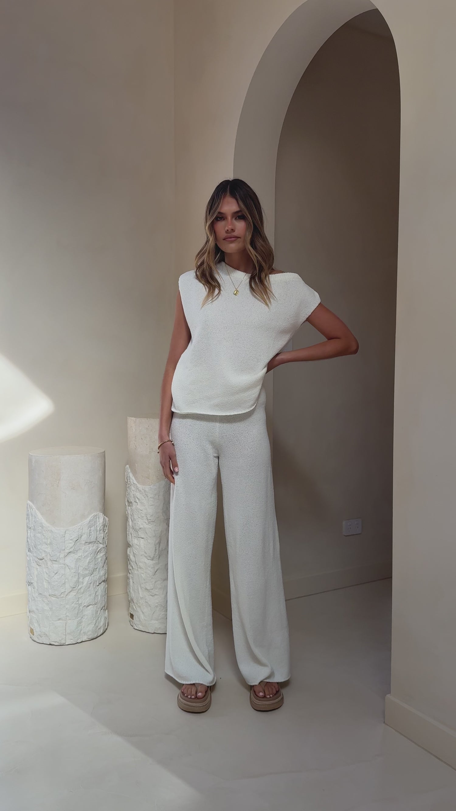 Robin Pants - White - Billy J