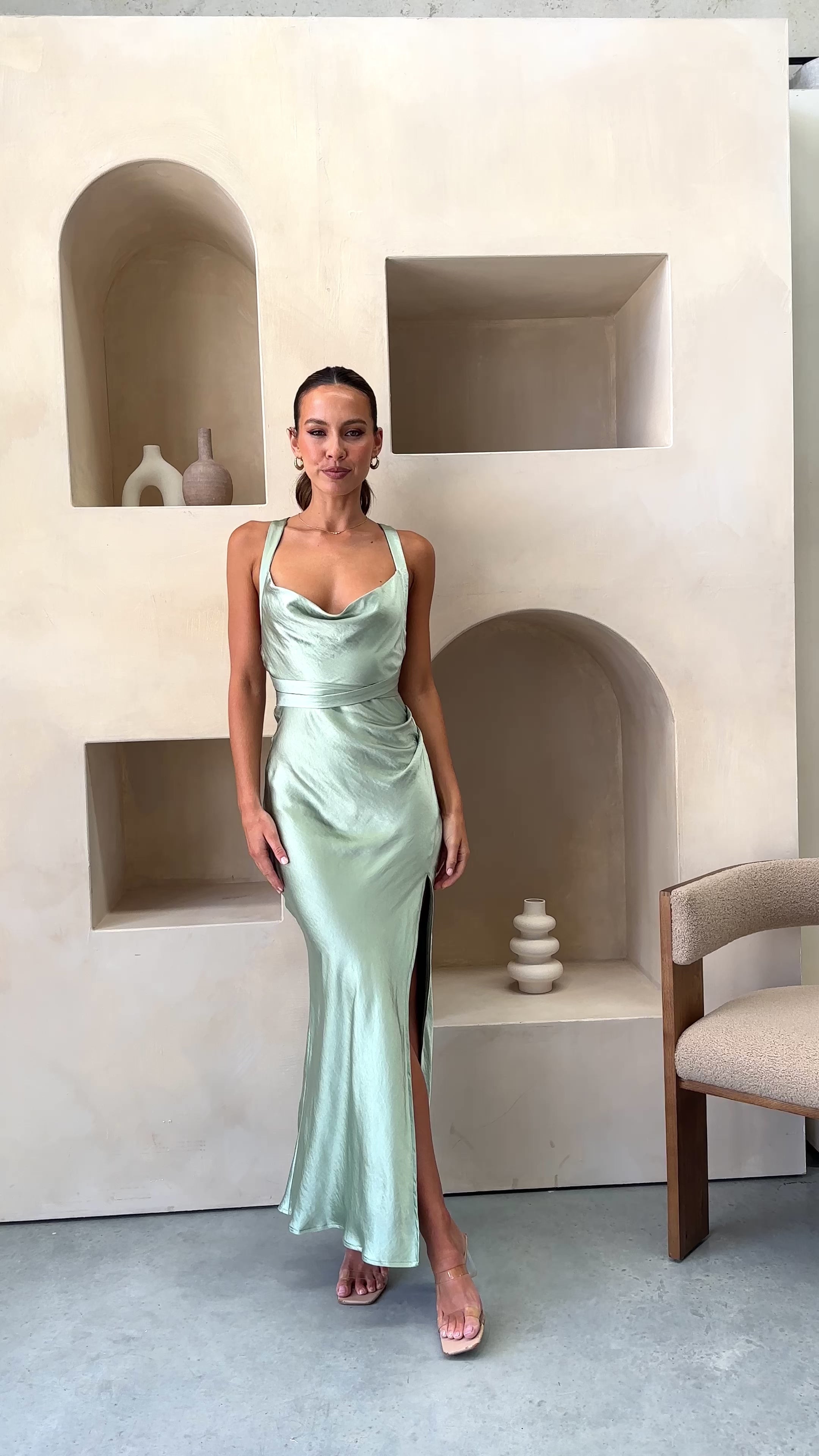 Zendaya Maxi Dress - Sage