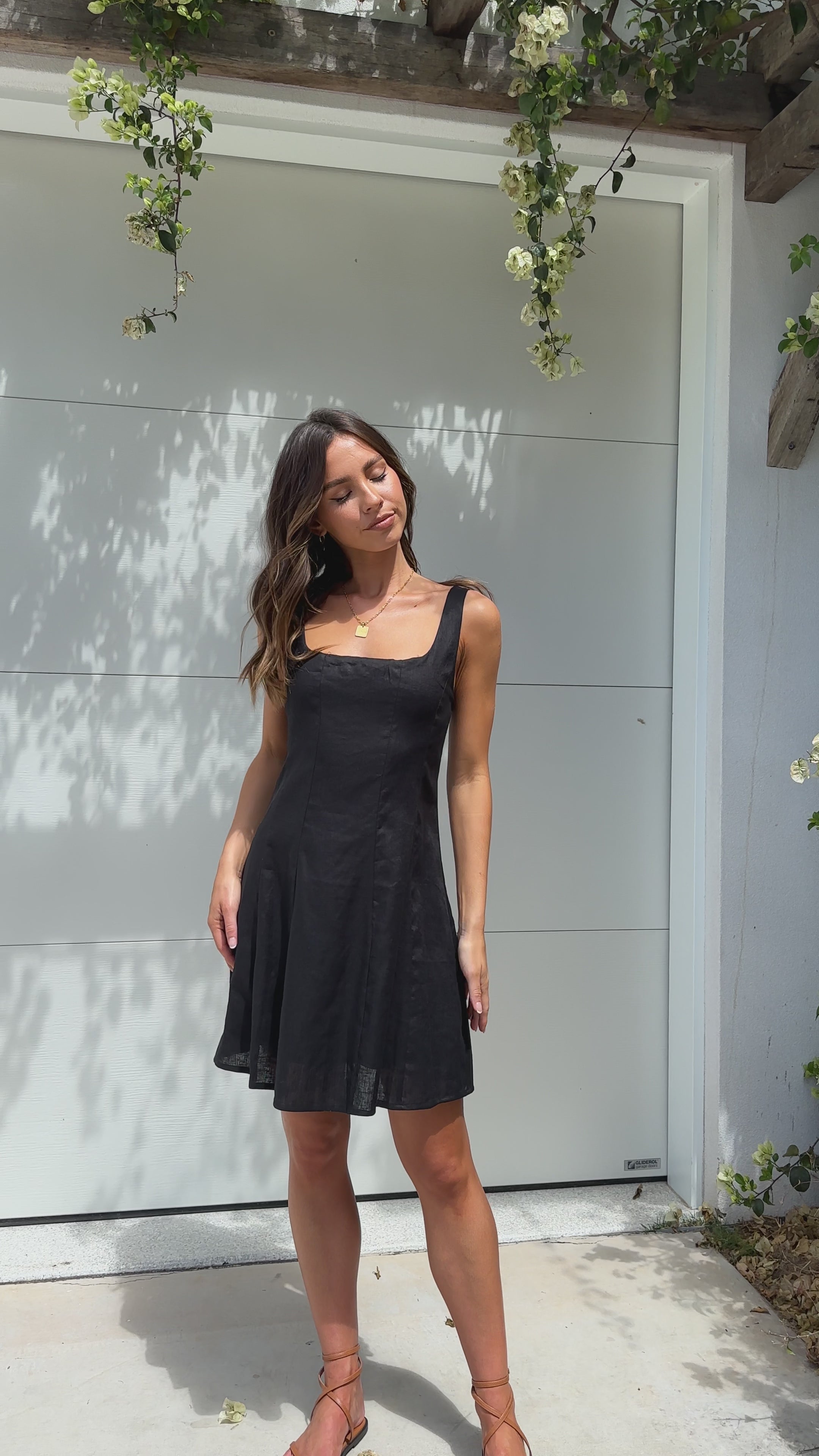 Ariel Mini Dress - Black