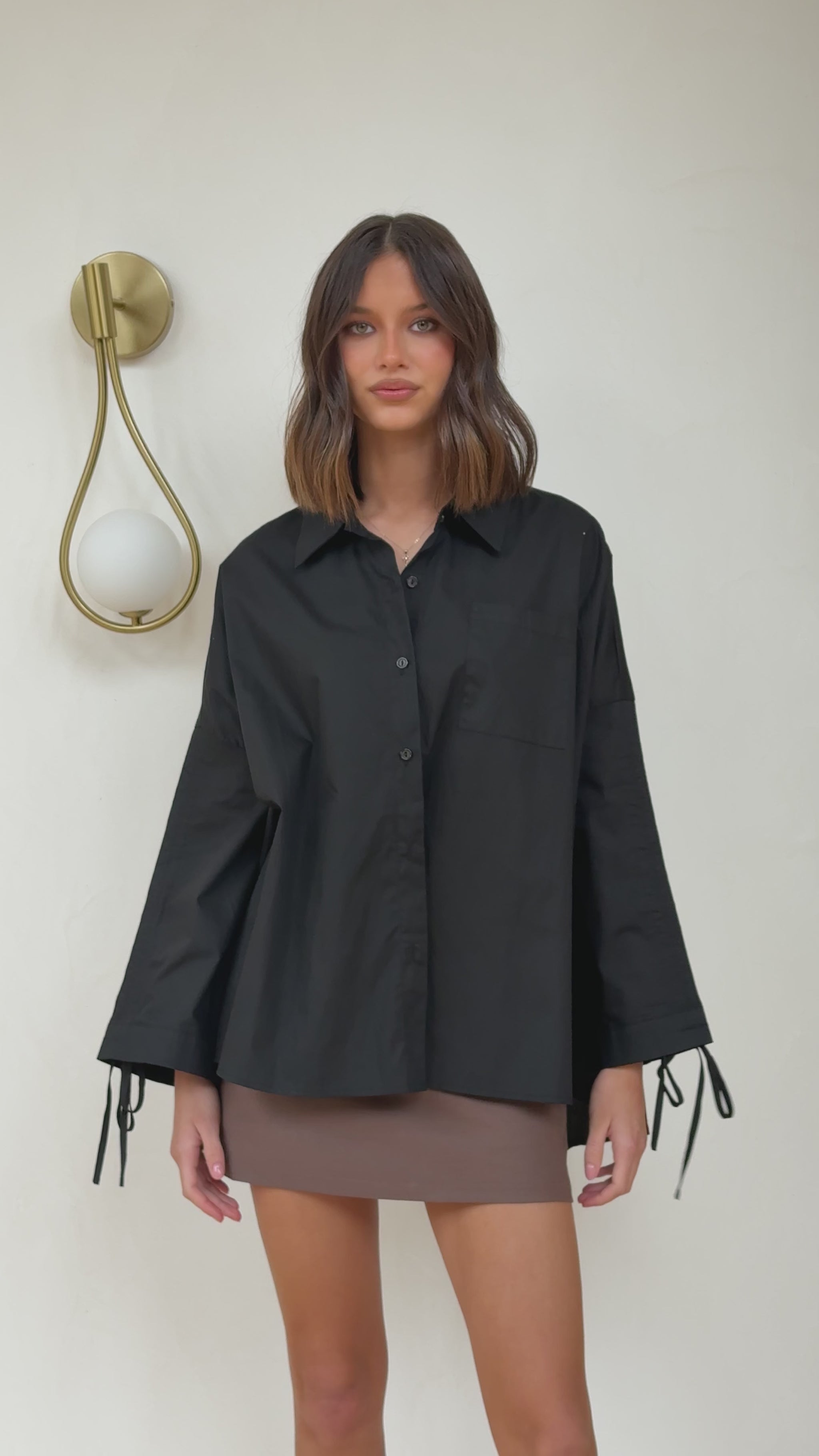 Alanna Shirt - Black - Billy J