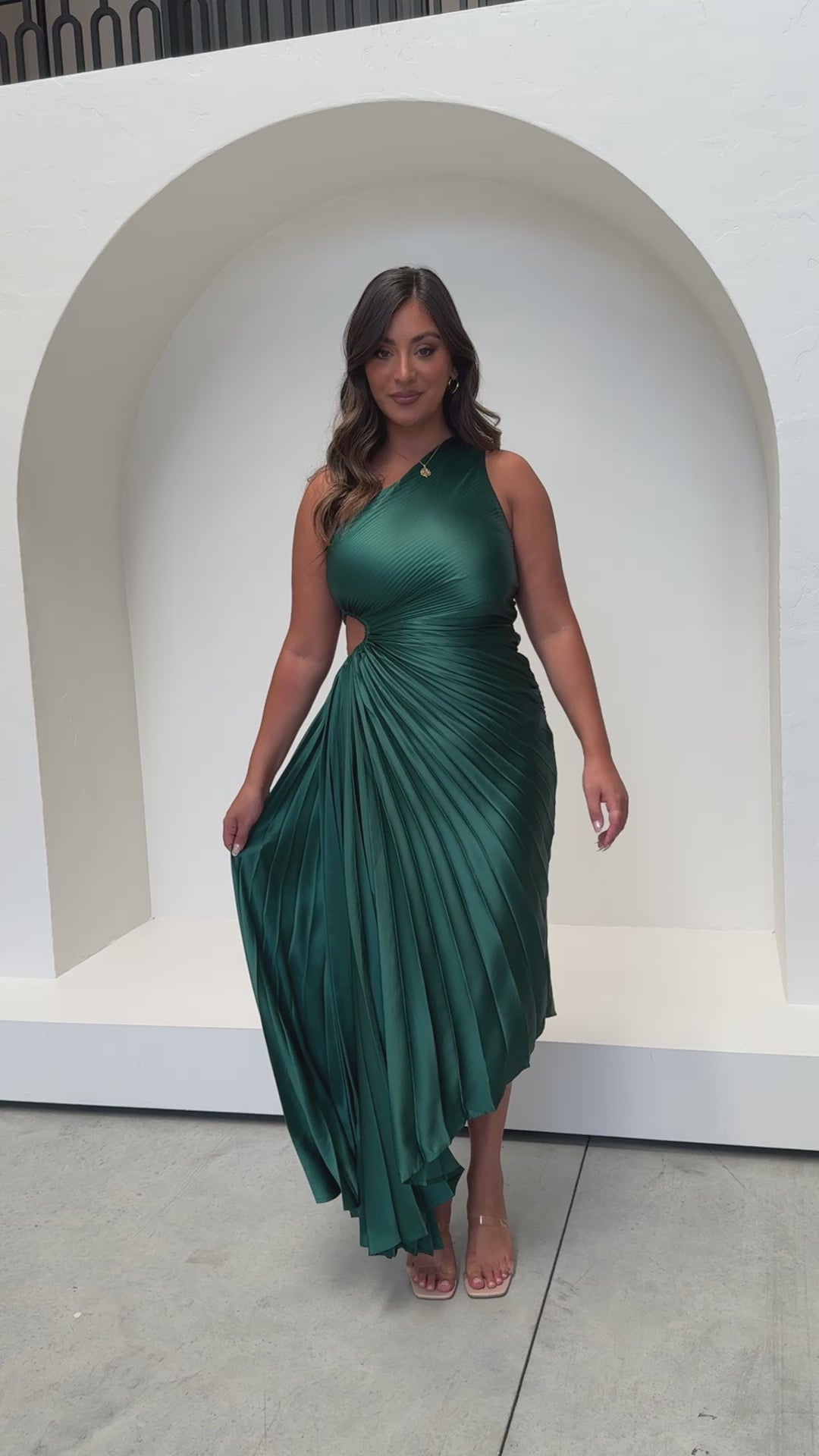 Olivia Maxi Dress - Forest Green