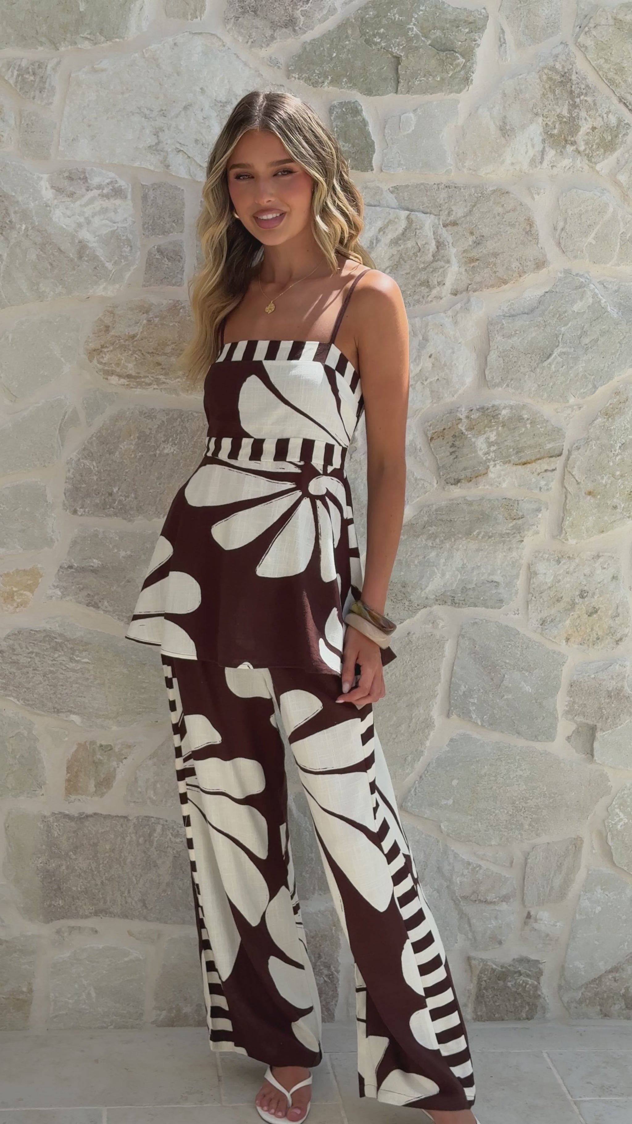 Karlyn Top - Acacia Print - Billy J