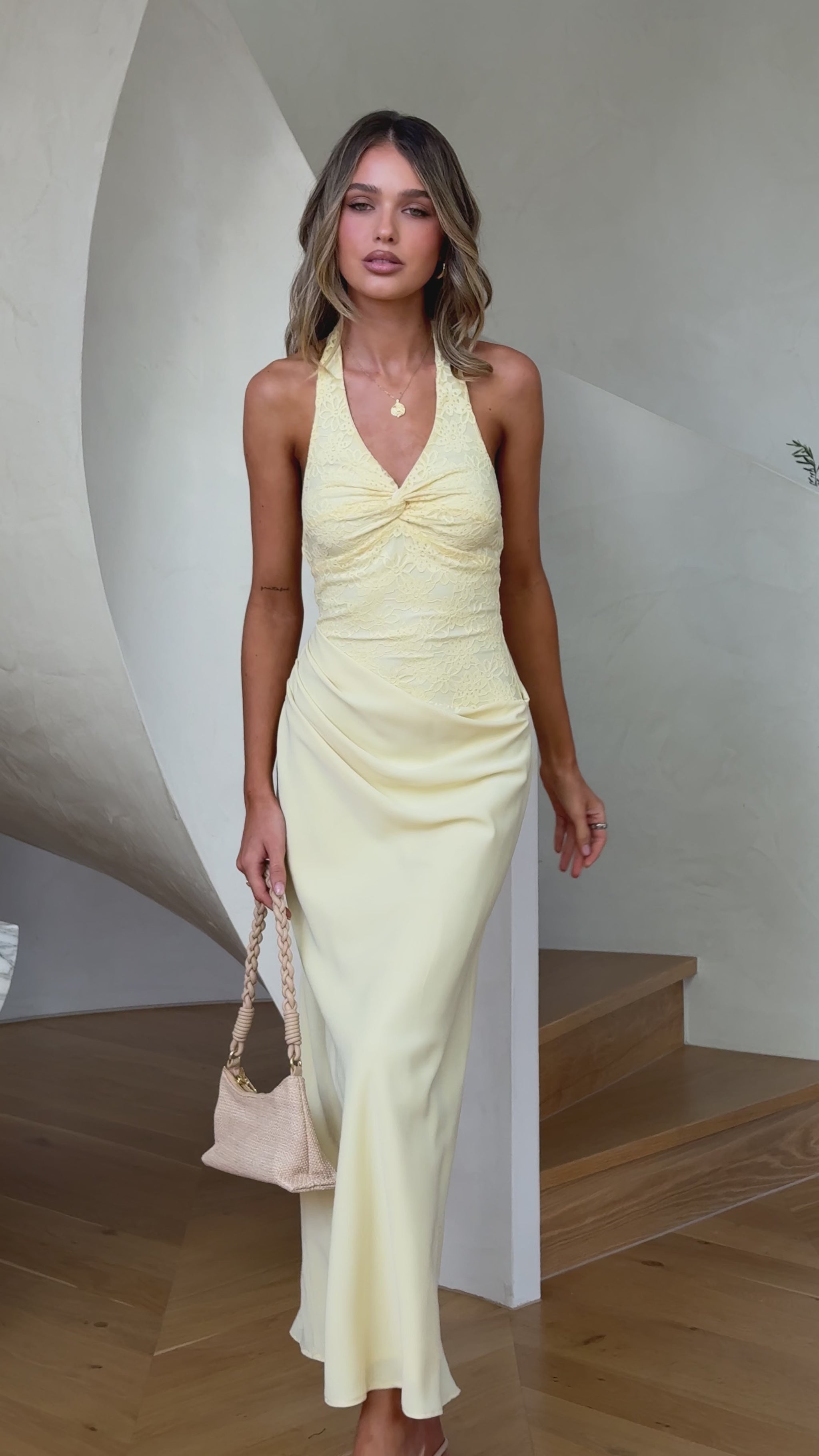 Zaliyah Maxi Dress - Yellow - Billy J