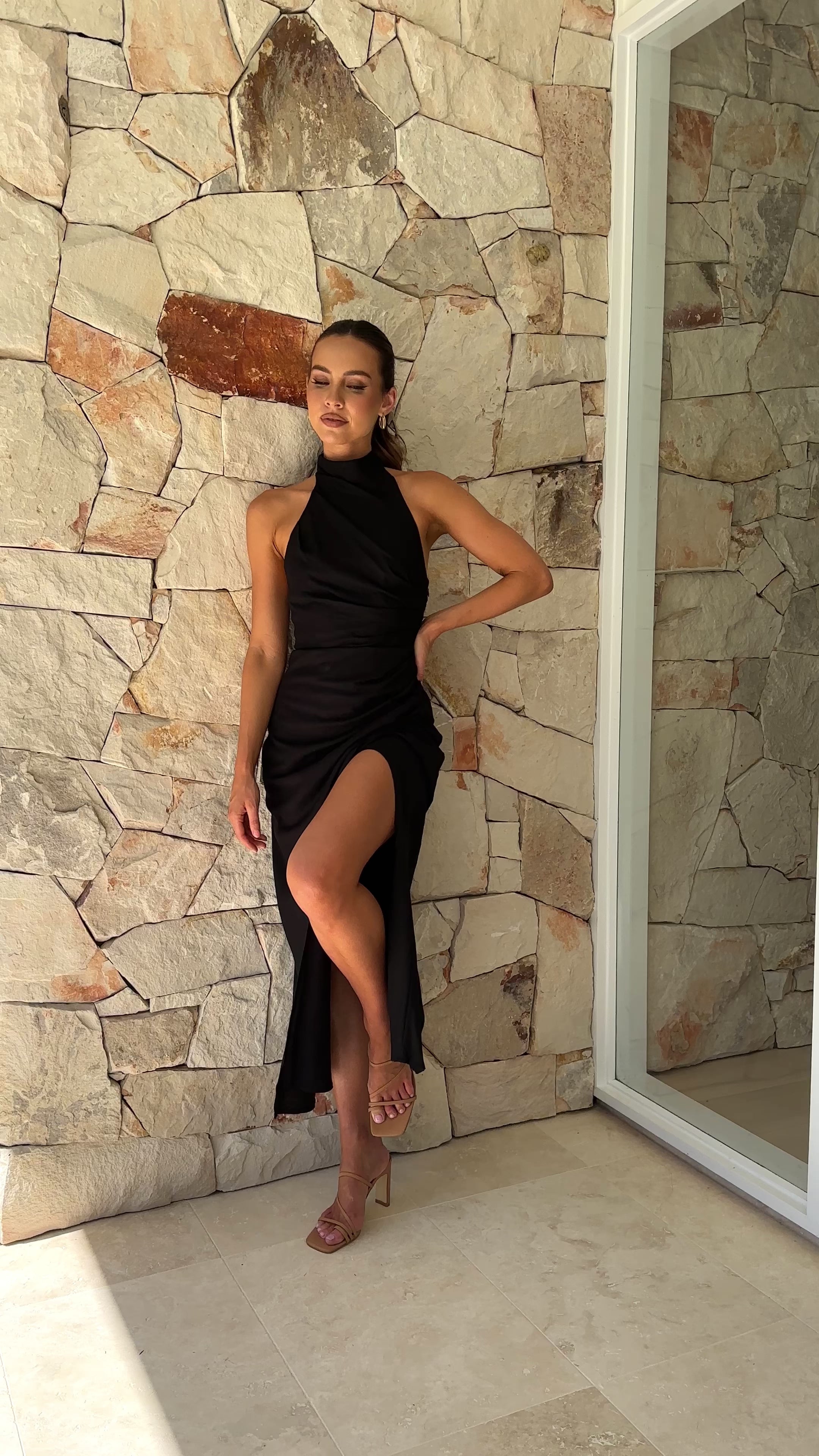 Nicole Maxi Dress - Black