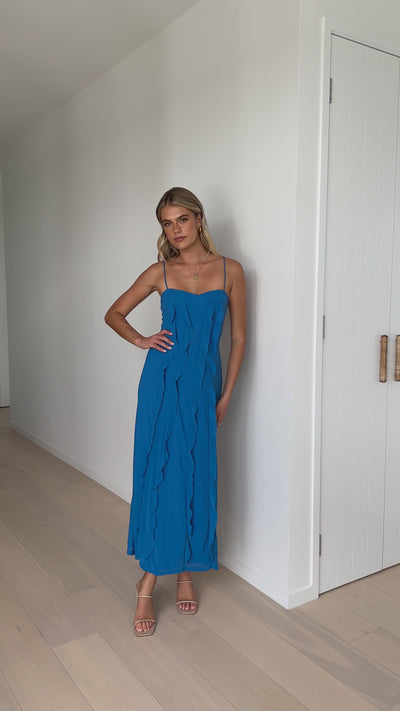 Load and play video in Gallery viewer, Shore Maxi Dress - Ocean
