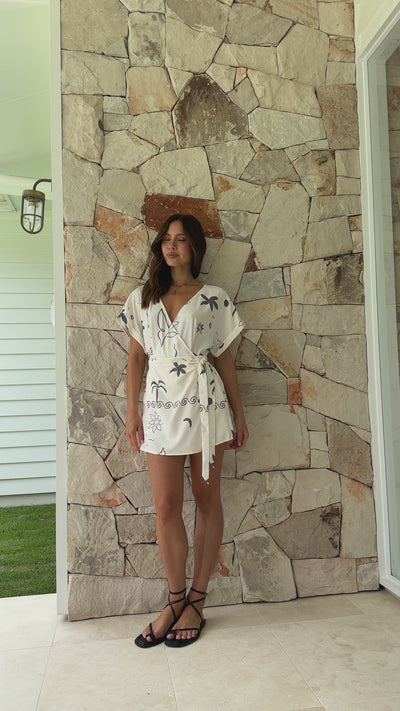 Load and play video in Gallery viewer, Rae Playsuit - Seabreeze
