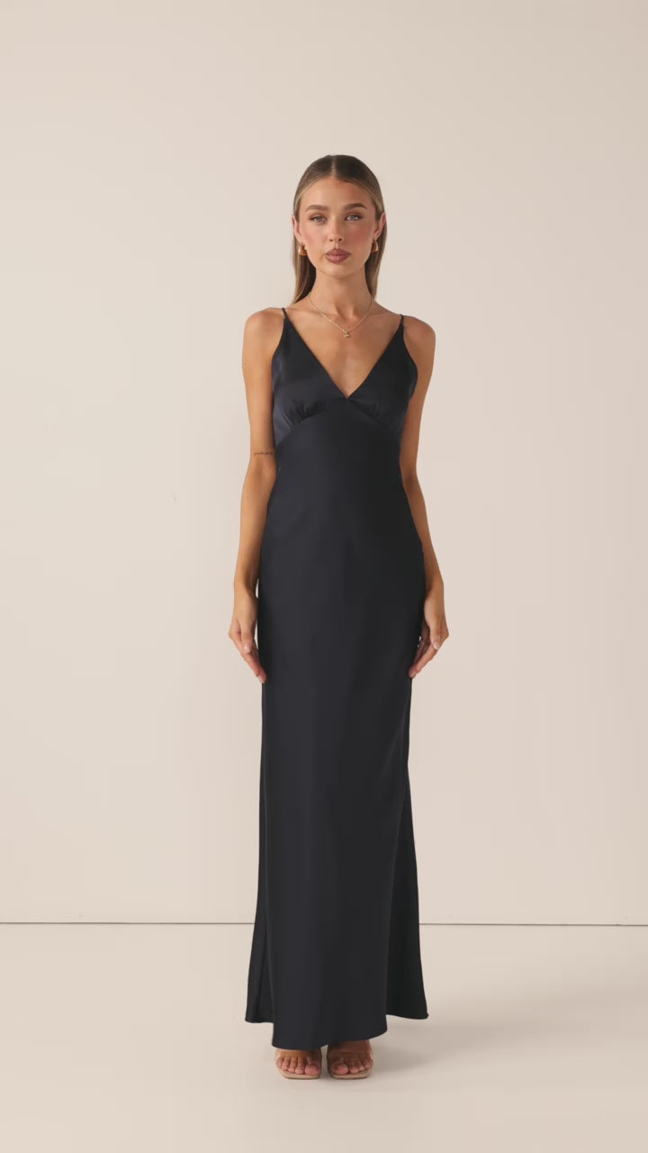 Ziah Maxi Dress - Navy - Billy J