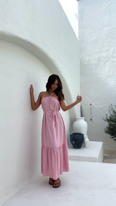 Load and play video in Gallery viewer, Xava Maxi Dress - Pink
