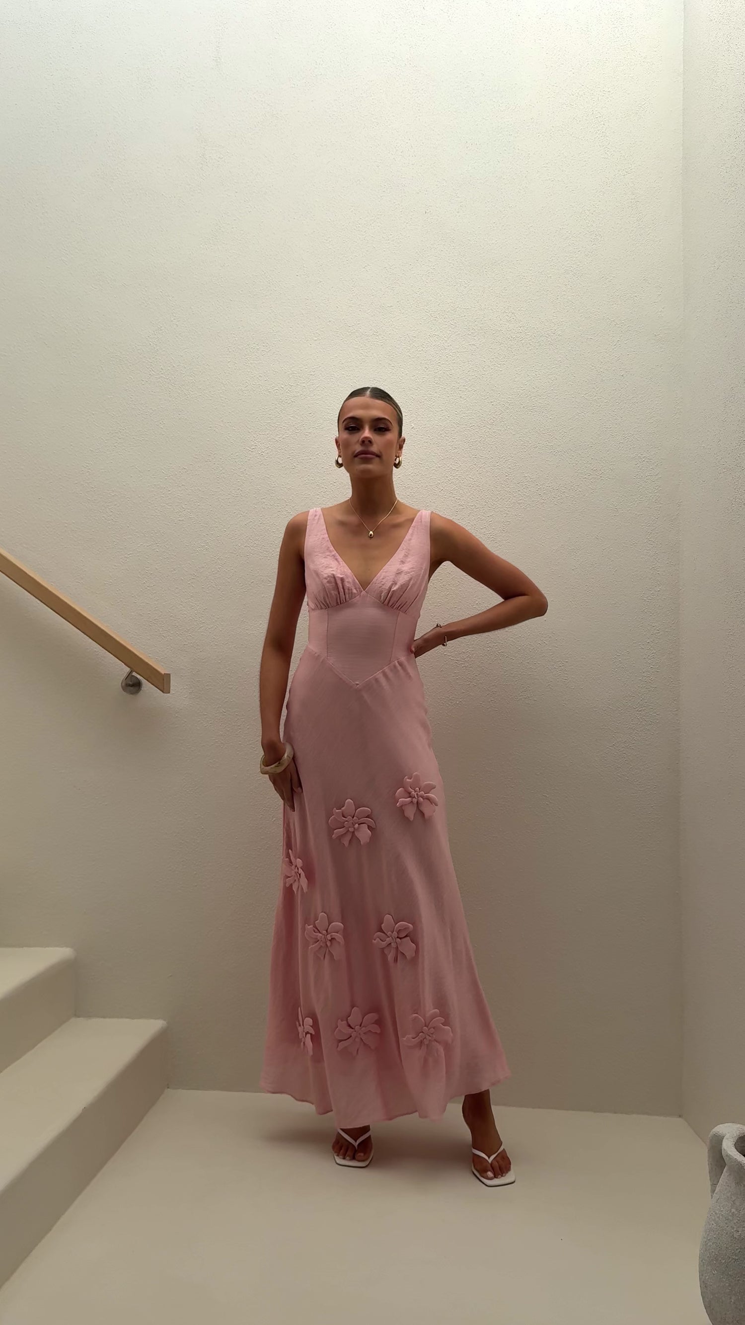 Lavara Maxi Dress - Pink - Billy J