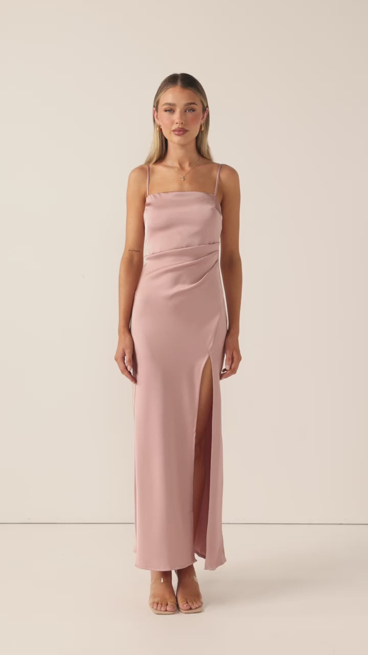 Ilana Maxi Dress - Dusty Pink - Billy J