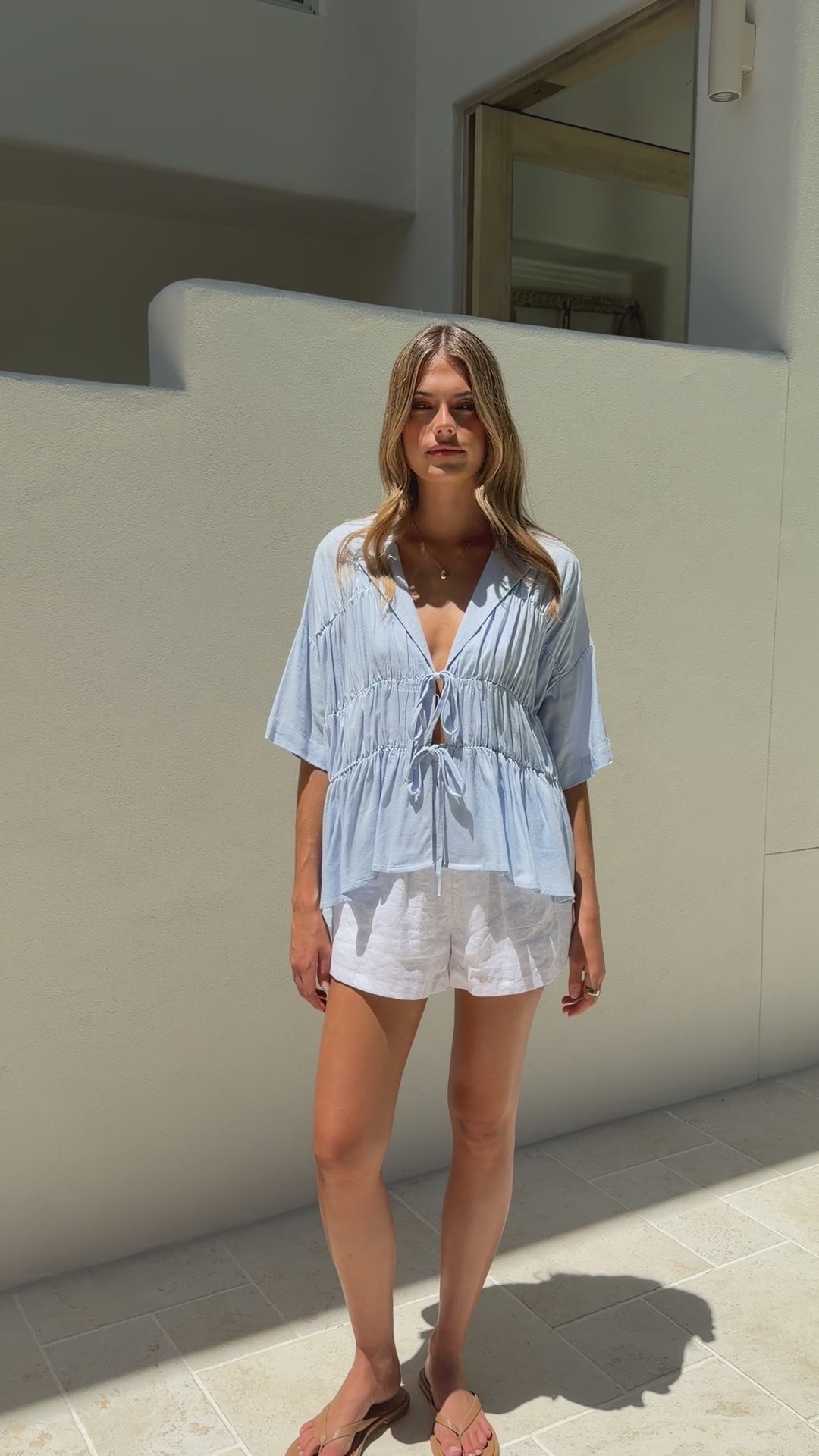 Kailey Top - Blue - Billy J