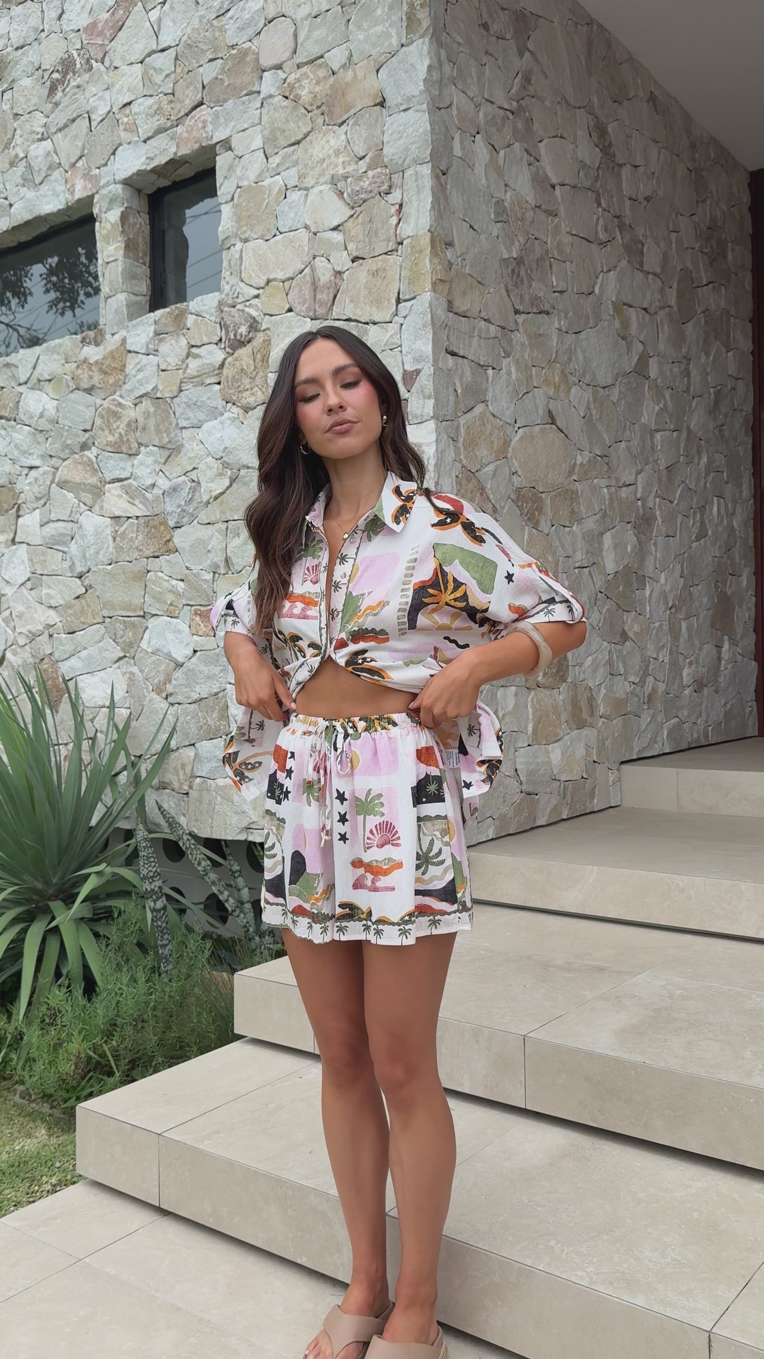 Kimberly Shorts - Desert Palms - Billy J