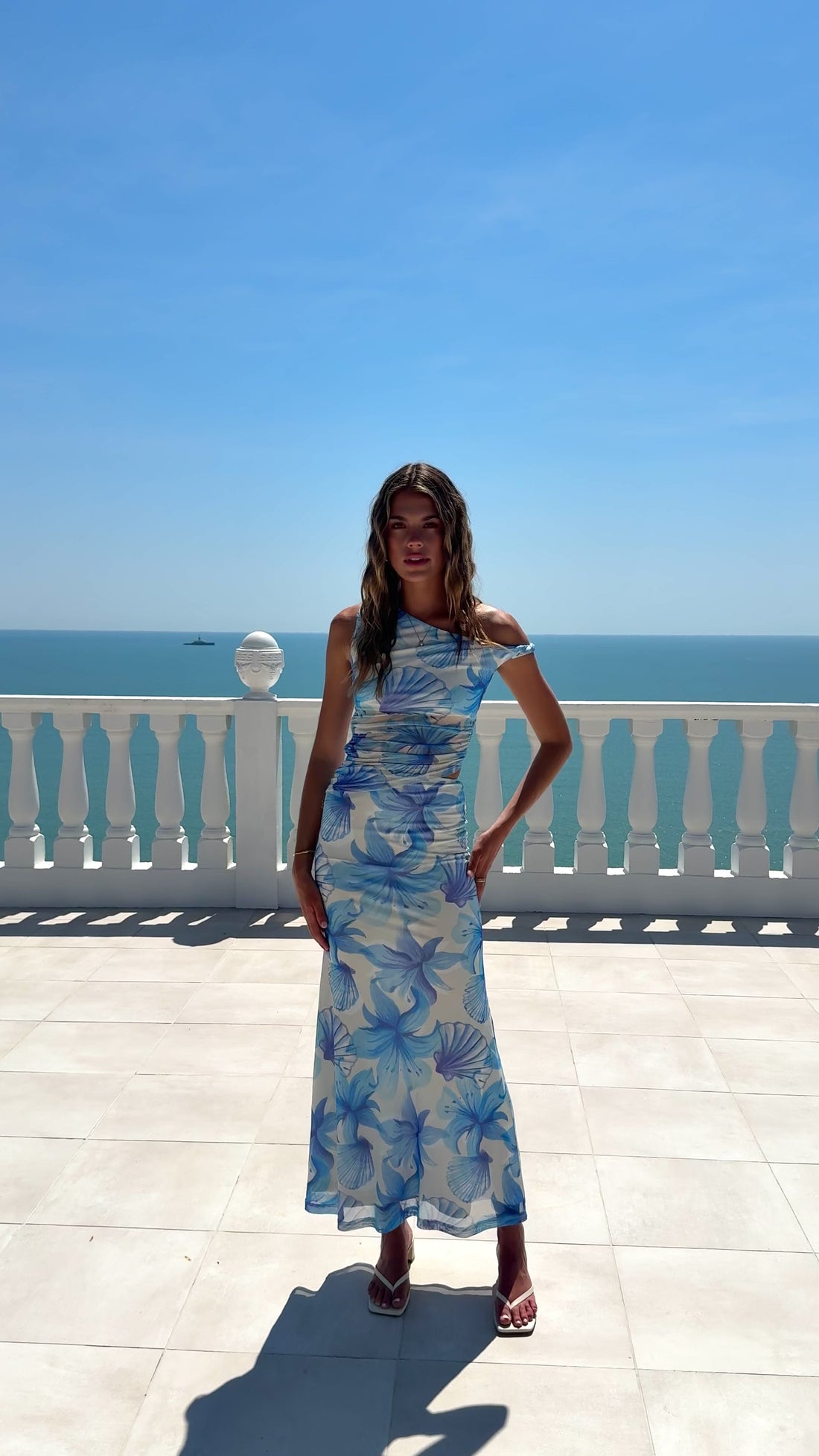 Blayke Maxi Dress - Ocean Bloom - Billy J
