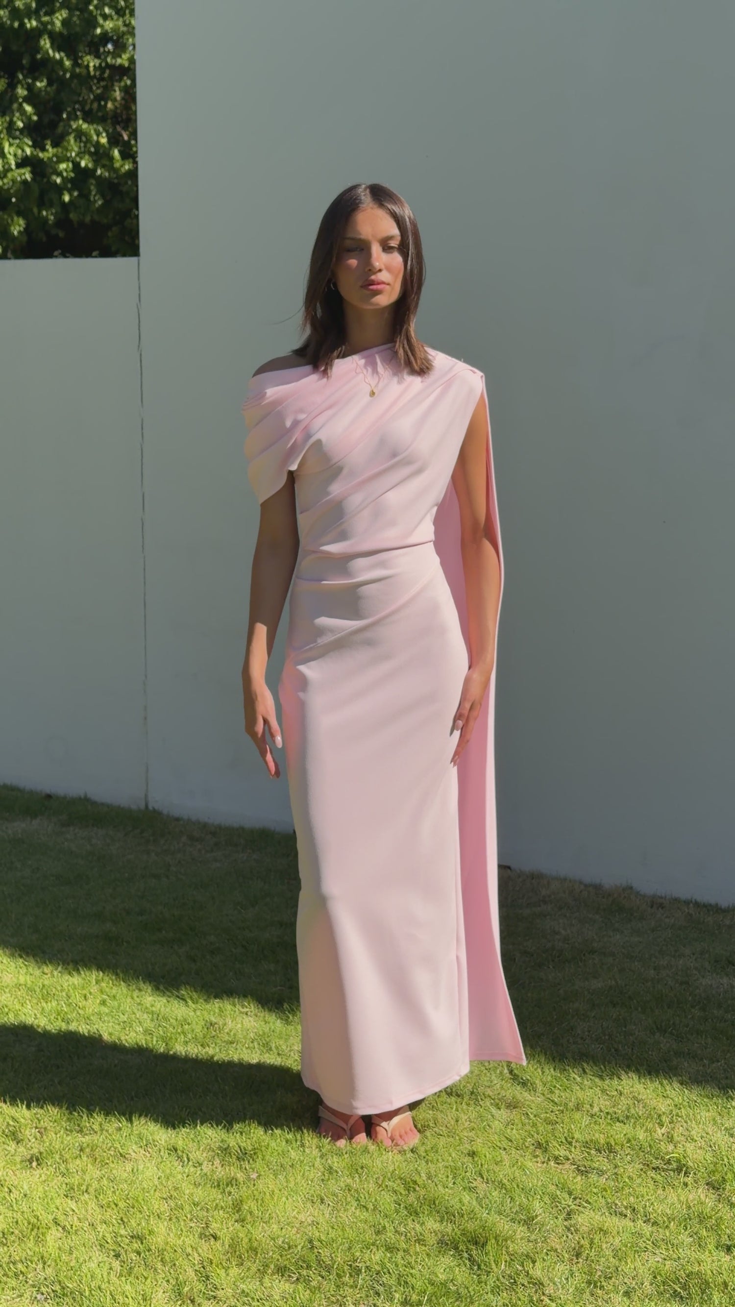 Delilah Maxi Dress - Soft Pink - Billy J