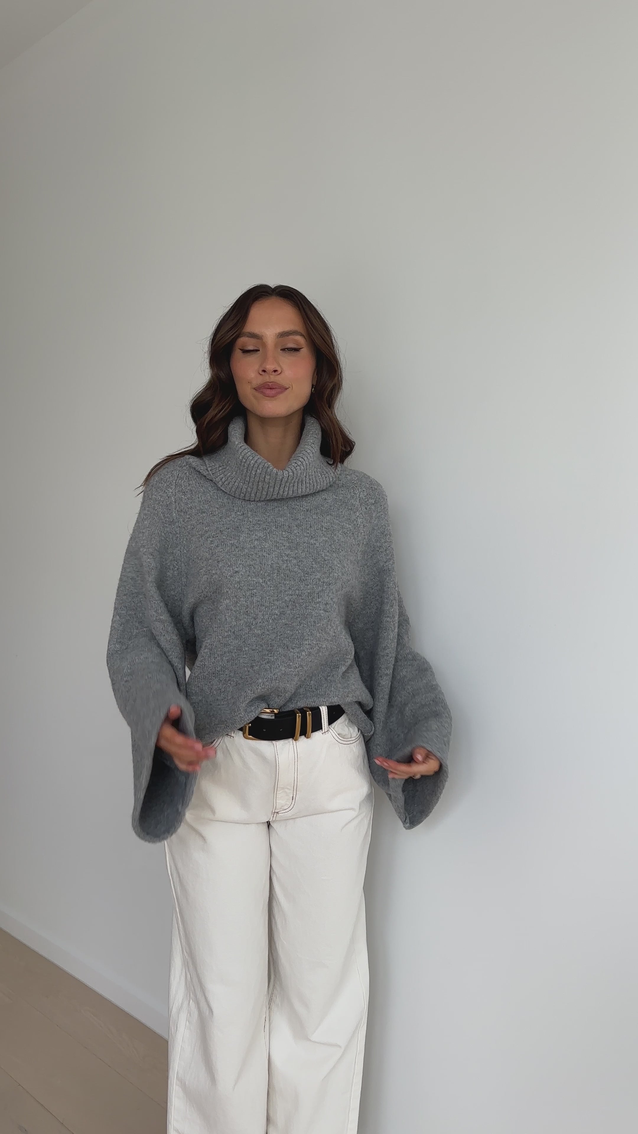 Jacques Knitted Jumper - Grey