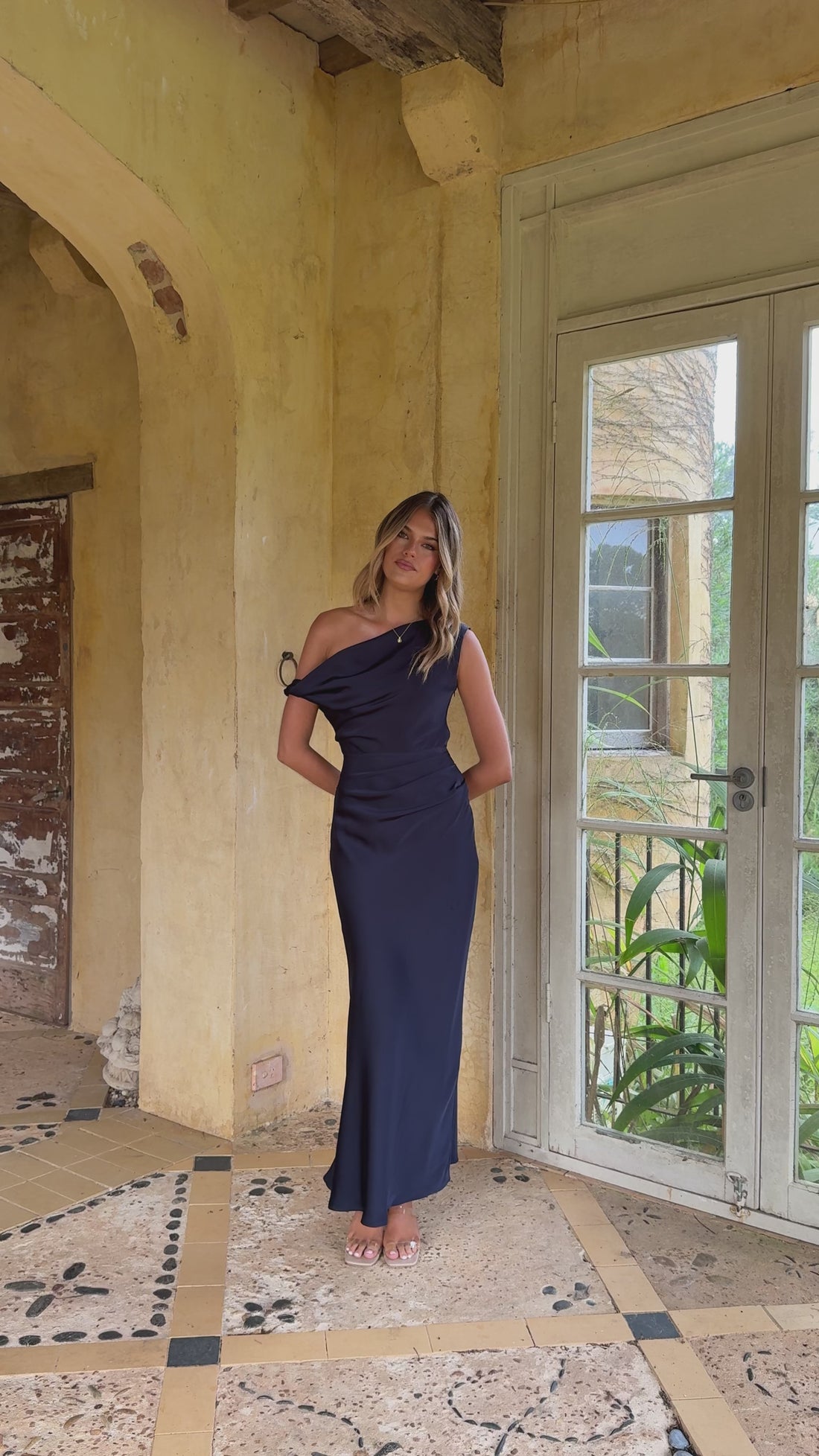 Gigi Maxi Dress - Navy - Billy J