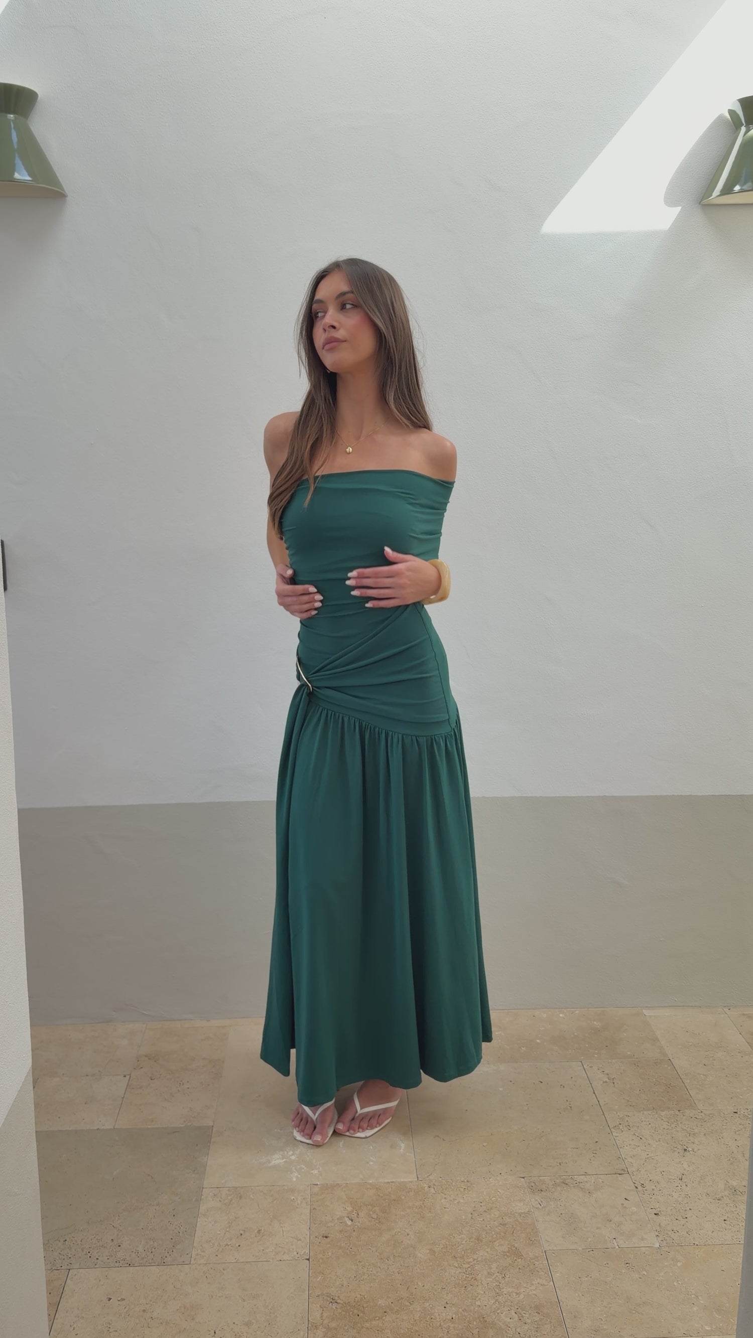 Desire Maxi Dress - Teal - Billy J
