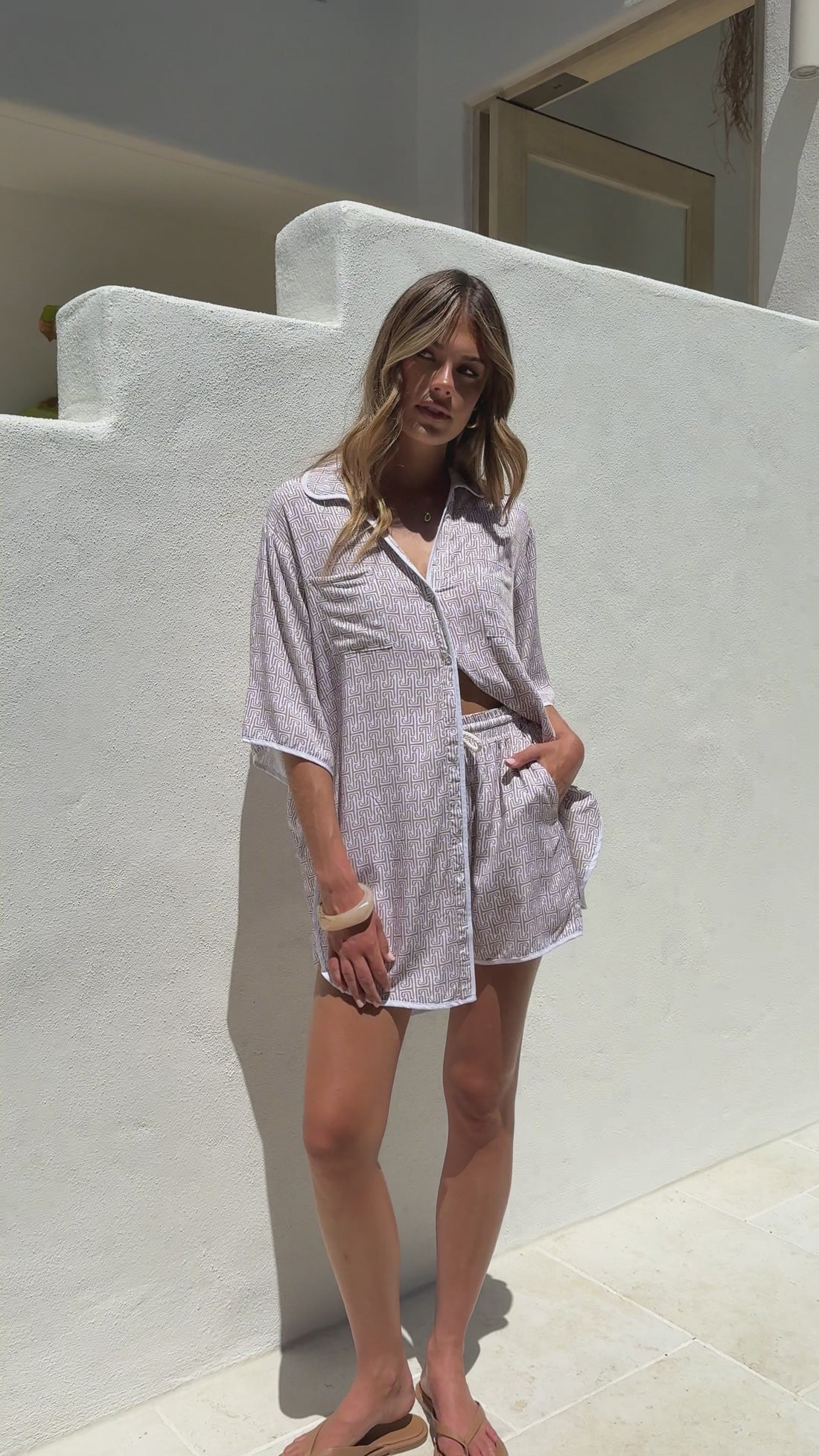 Aria Shorts - Atlas Print - Billy J