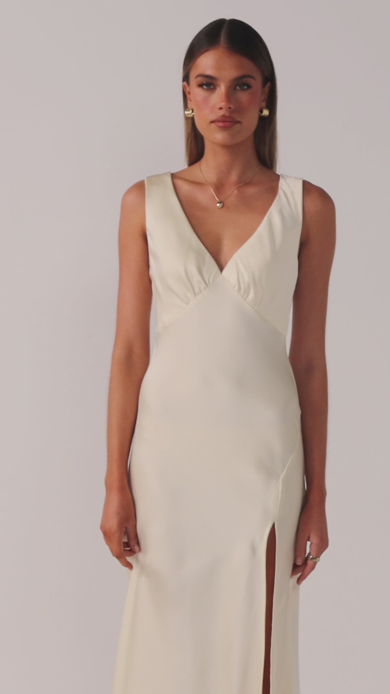 Taylor Maxi Dress - Ivory - Billy J