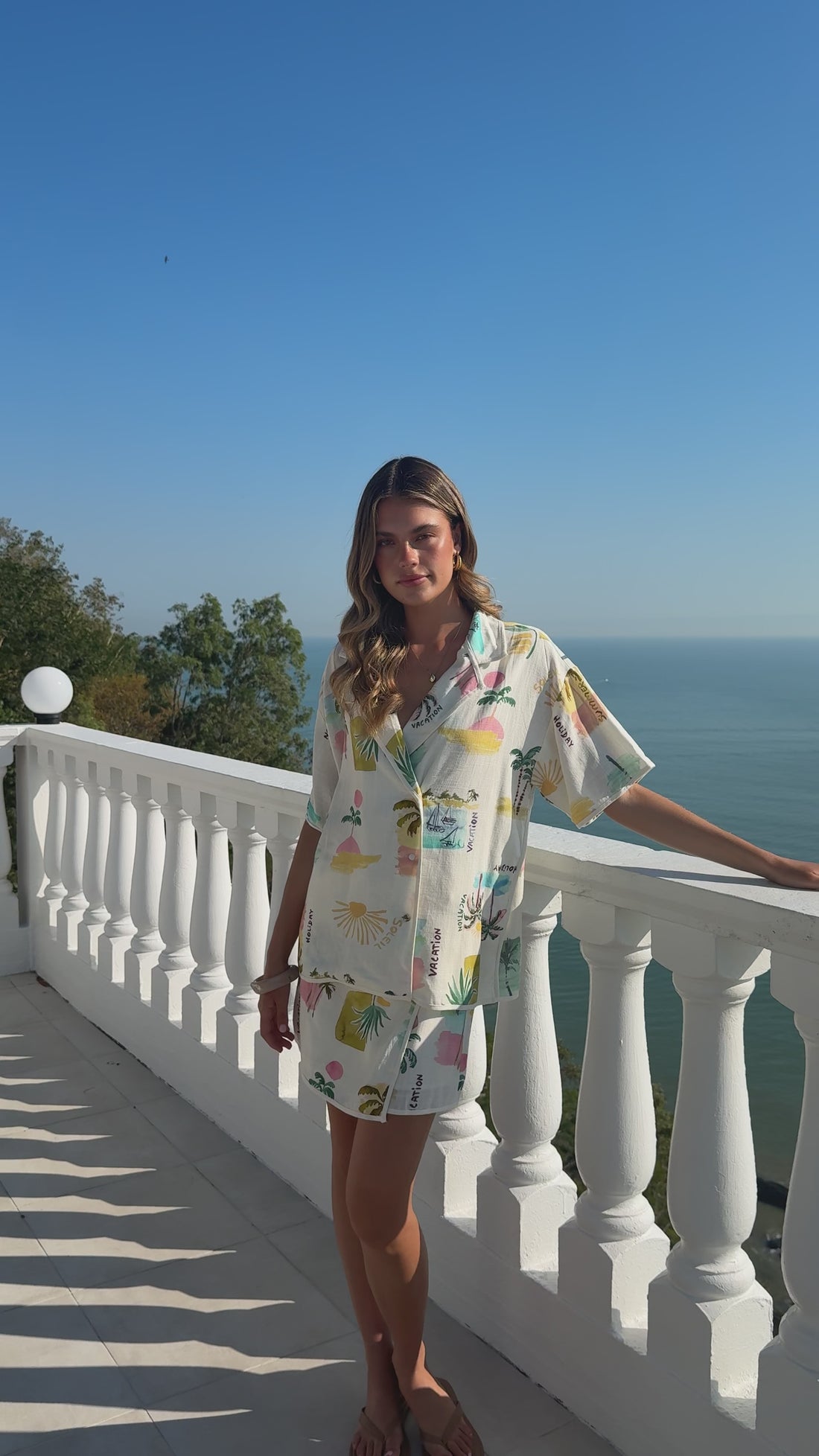 Maija Shirt - Helia Print - Billy J