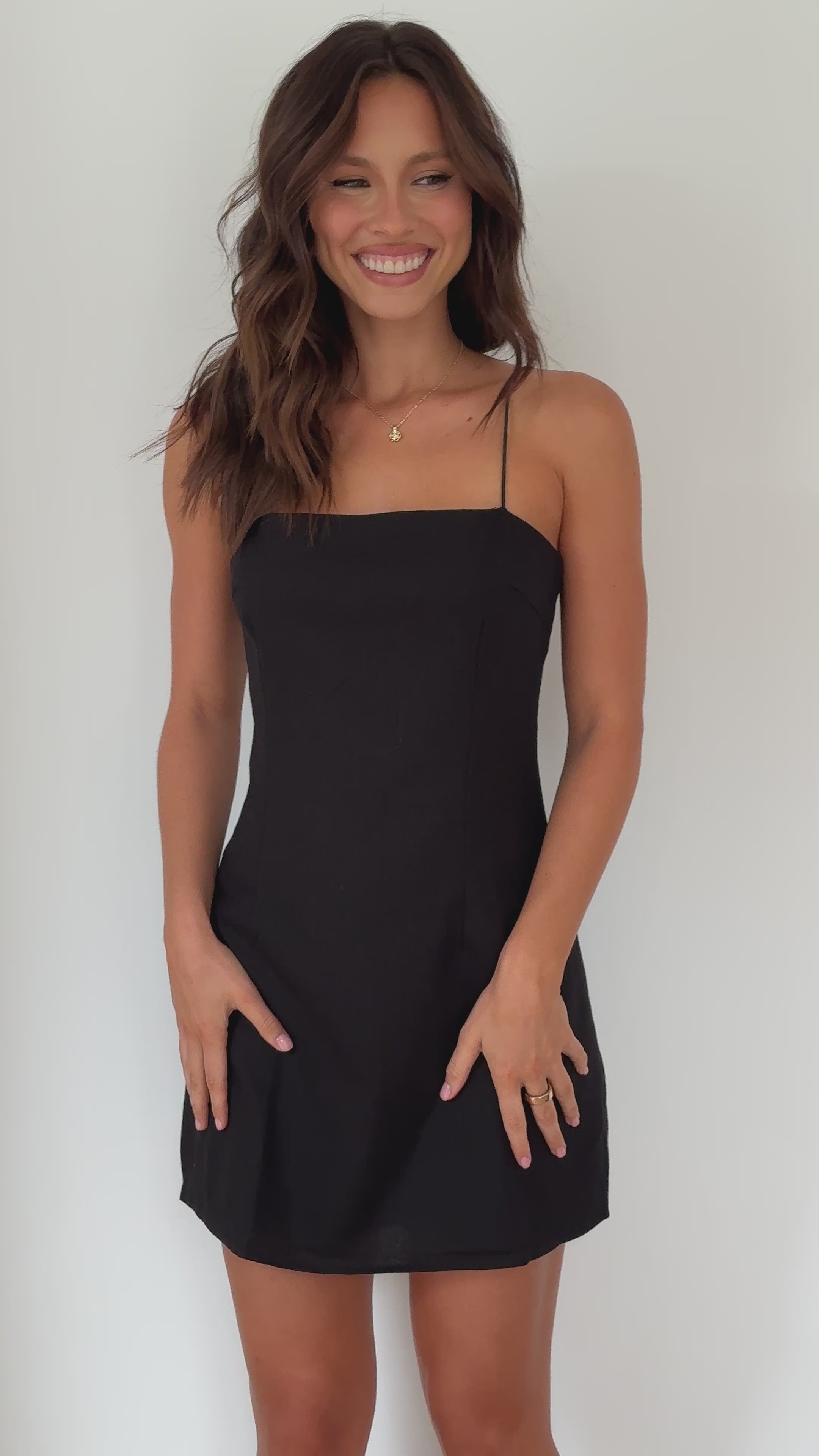 Quinn Mini Dress - Black