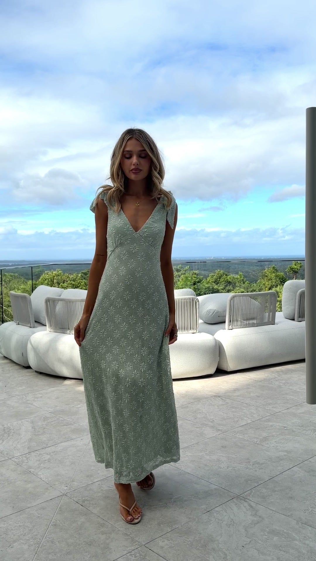 Kalia Maxi Dress - Sage - Billy J