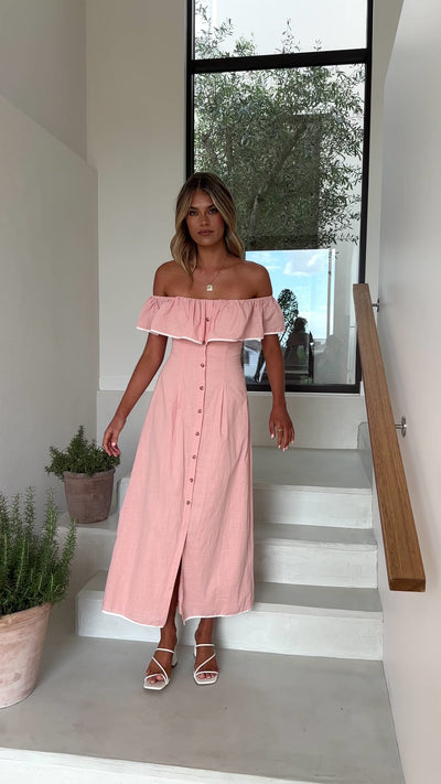 Load and play video in Gallery viewer, Ohela Maxi Dress - Blush
