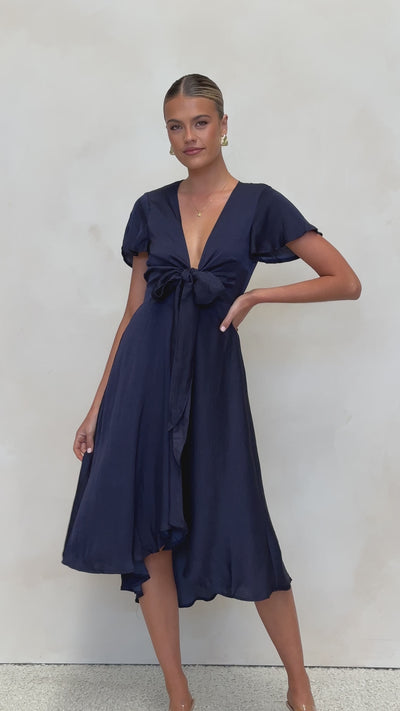 Load and play video in Gallery viewer, Sunny Daze Dress - Navy
