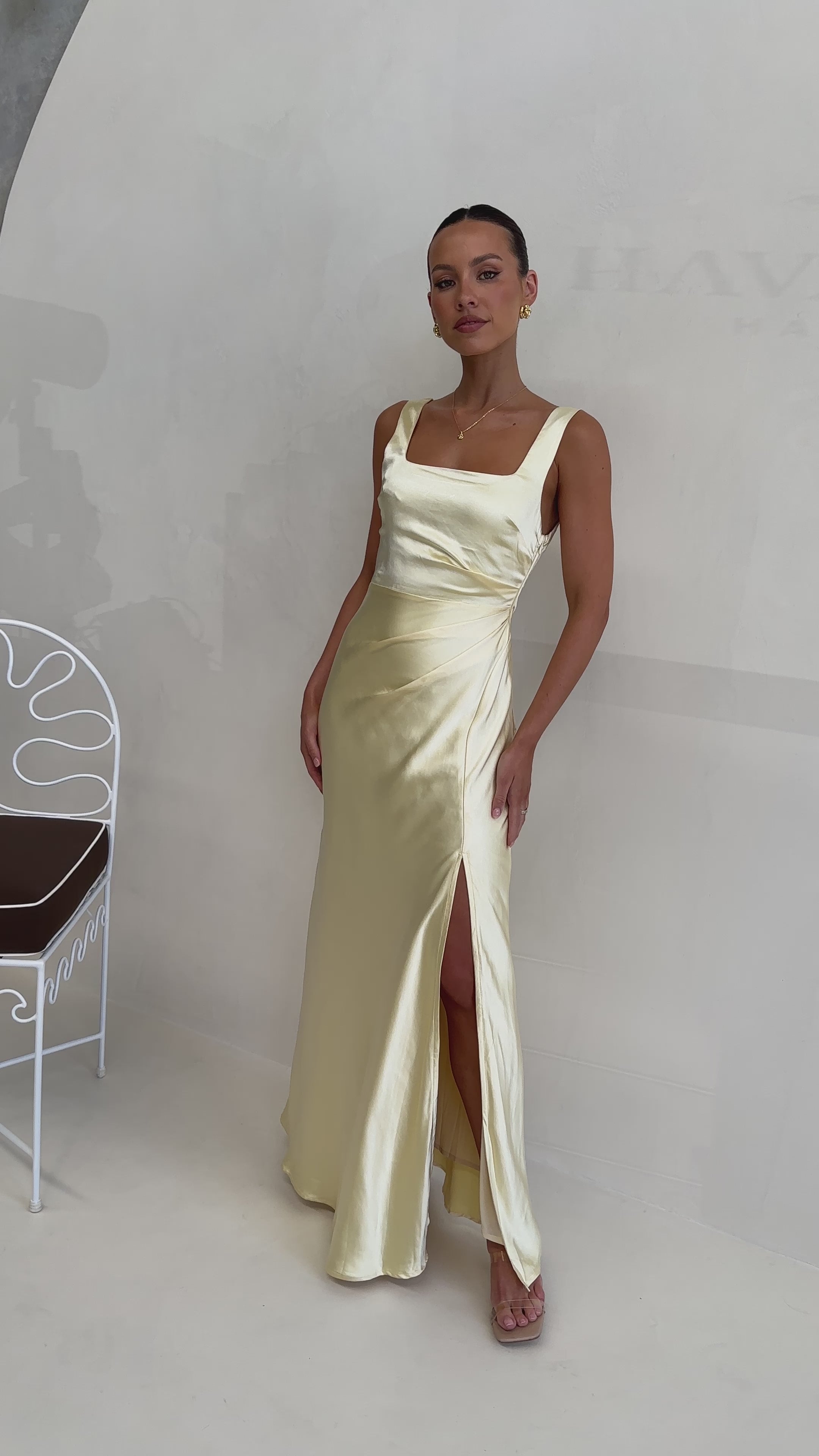 Alaria Maxi Dress - Yellow