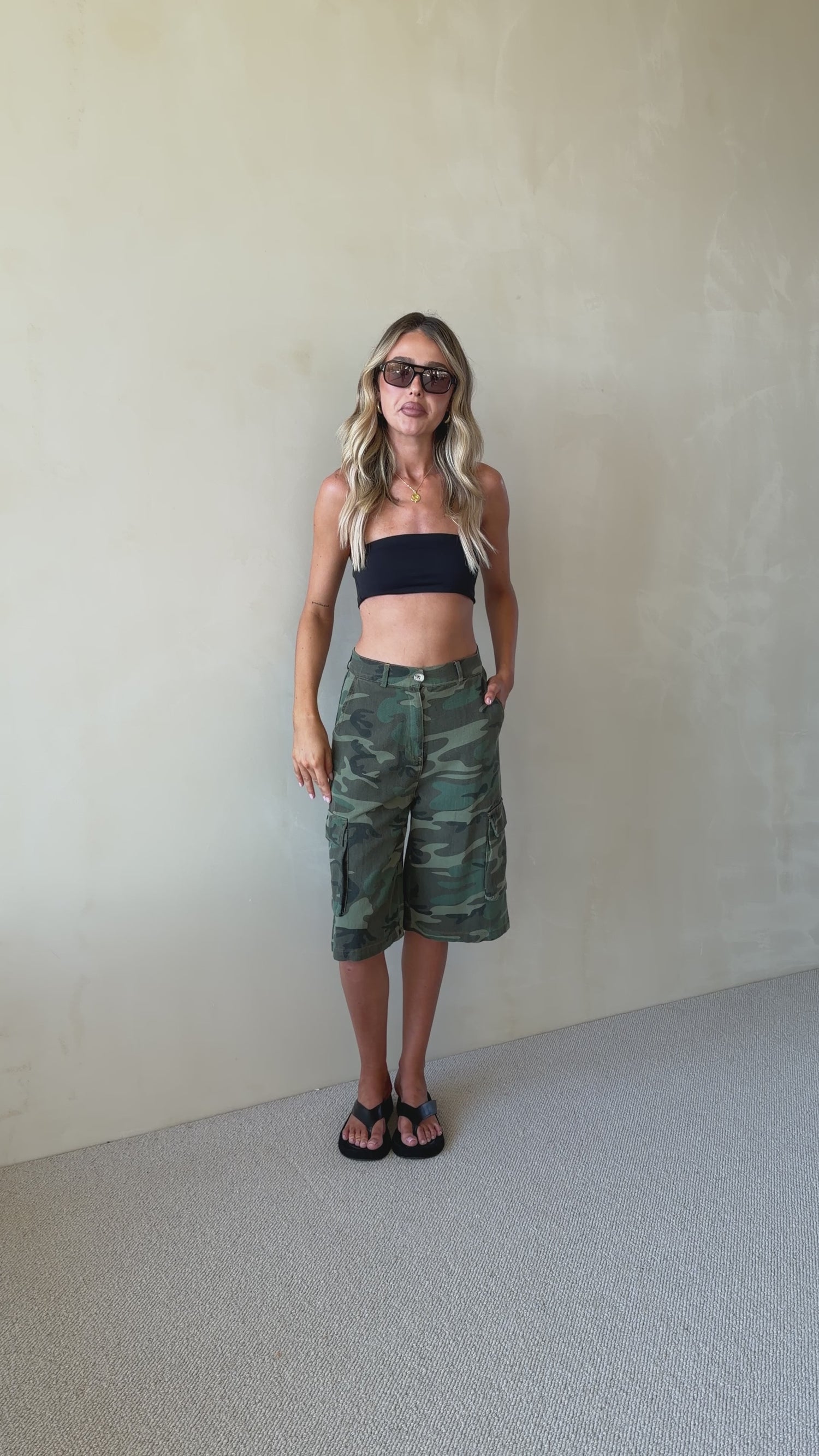 Parker Cargo Short - Dark Camo - Billy J