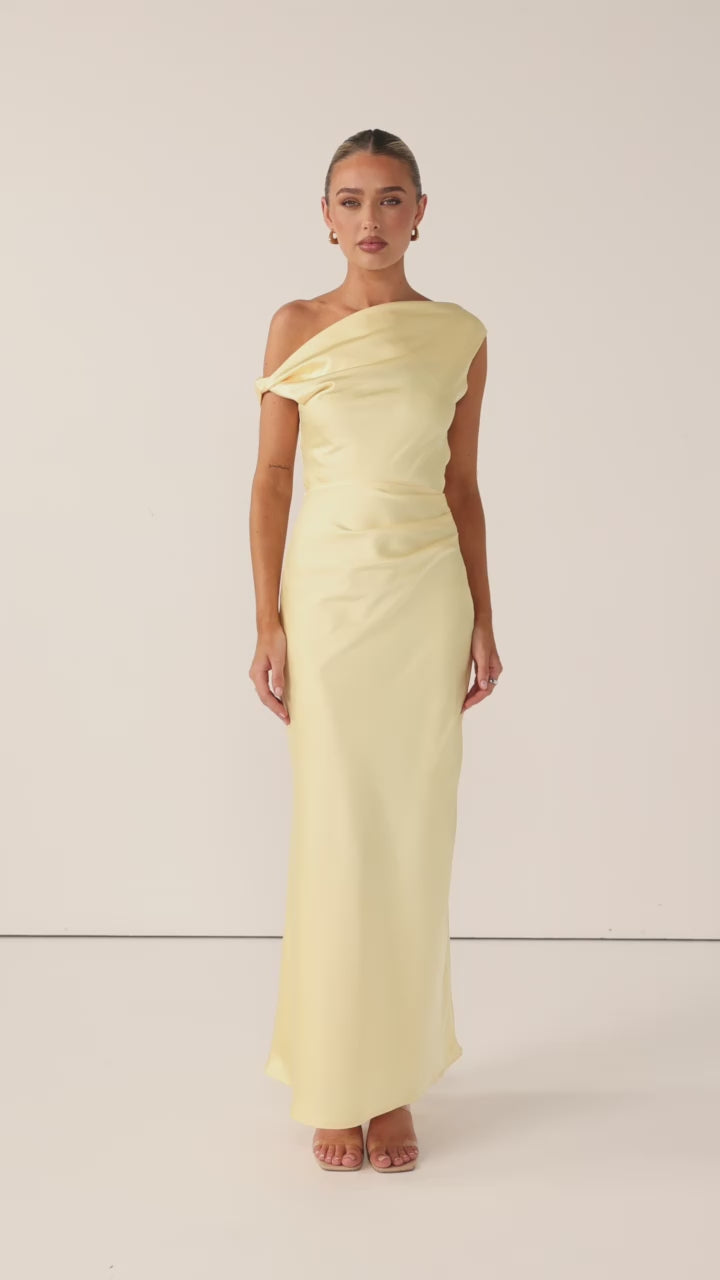 Gigi Maxi Dress - Lemon - Billy J