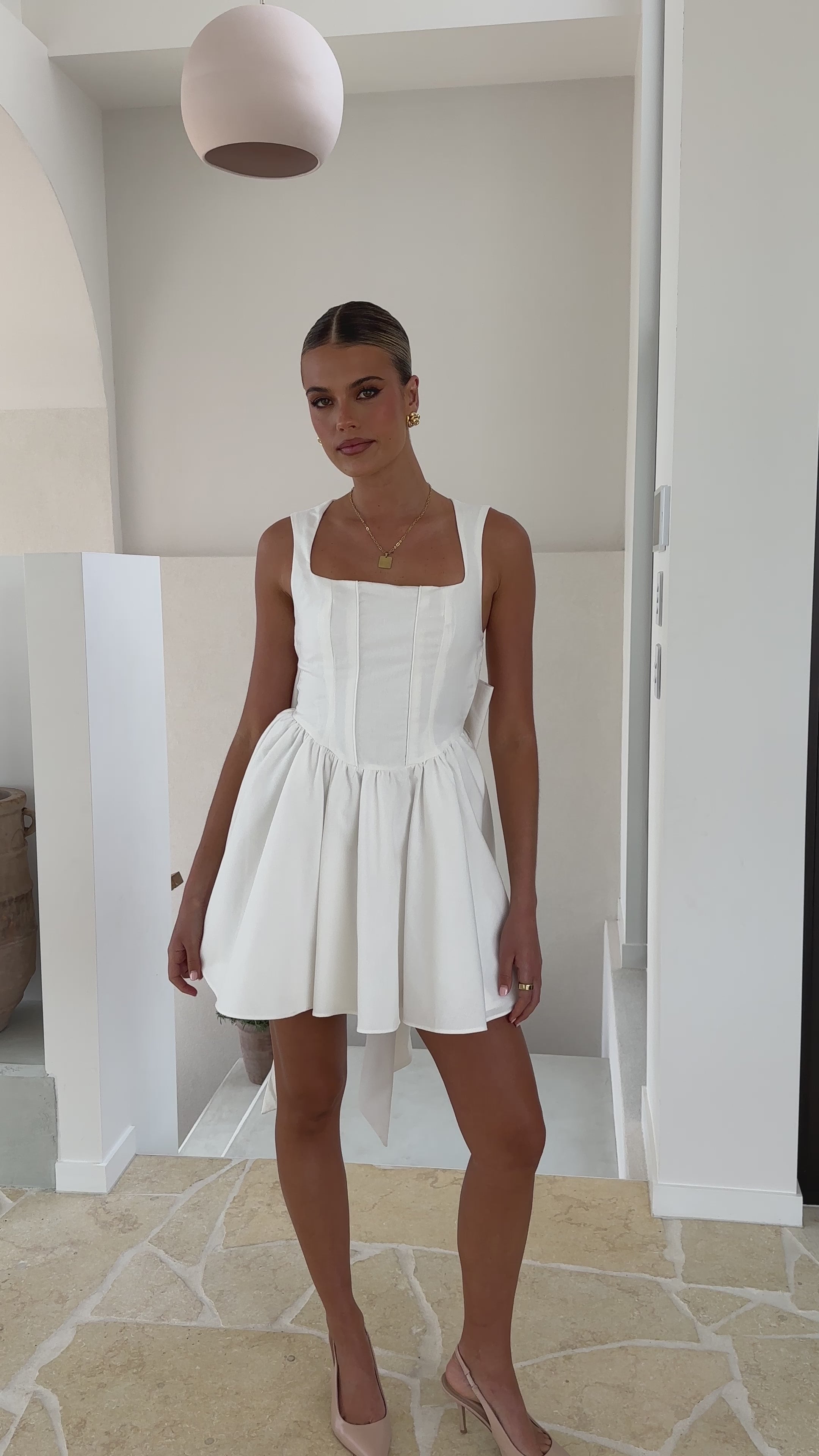 Saidi Mini Dress - White