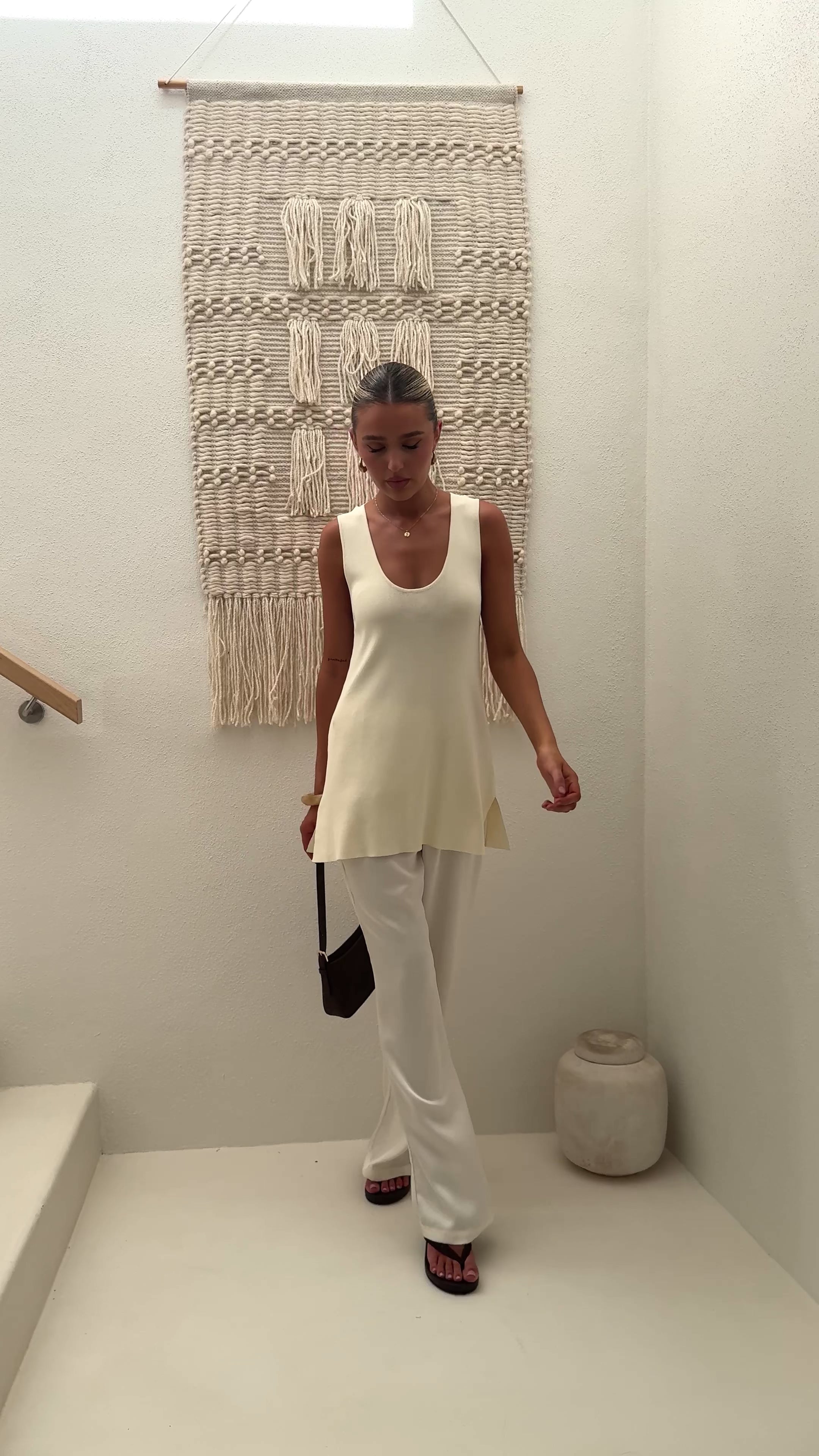 Load video: Mischa Top - Cream - Billy J