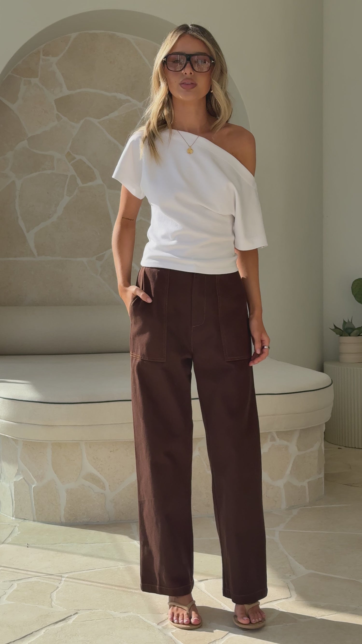 Amy Pants - Chocolate Denim - Billy J