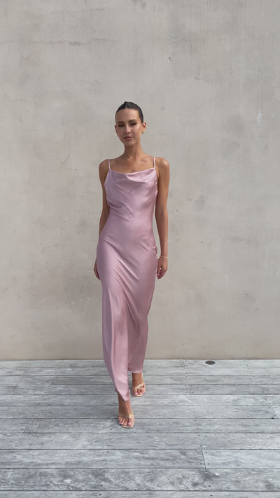 Load and play video in Gallery viewer, Willow Maxi Dress - Dusty Pink

