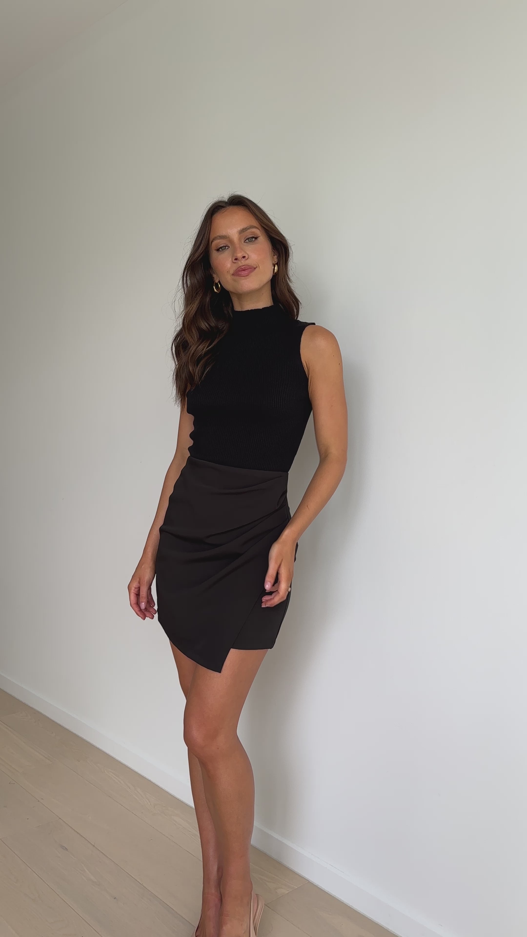 Tova Mini Skirt - Black
