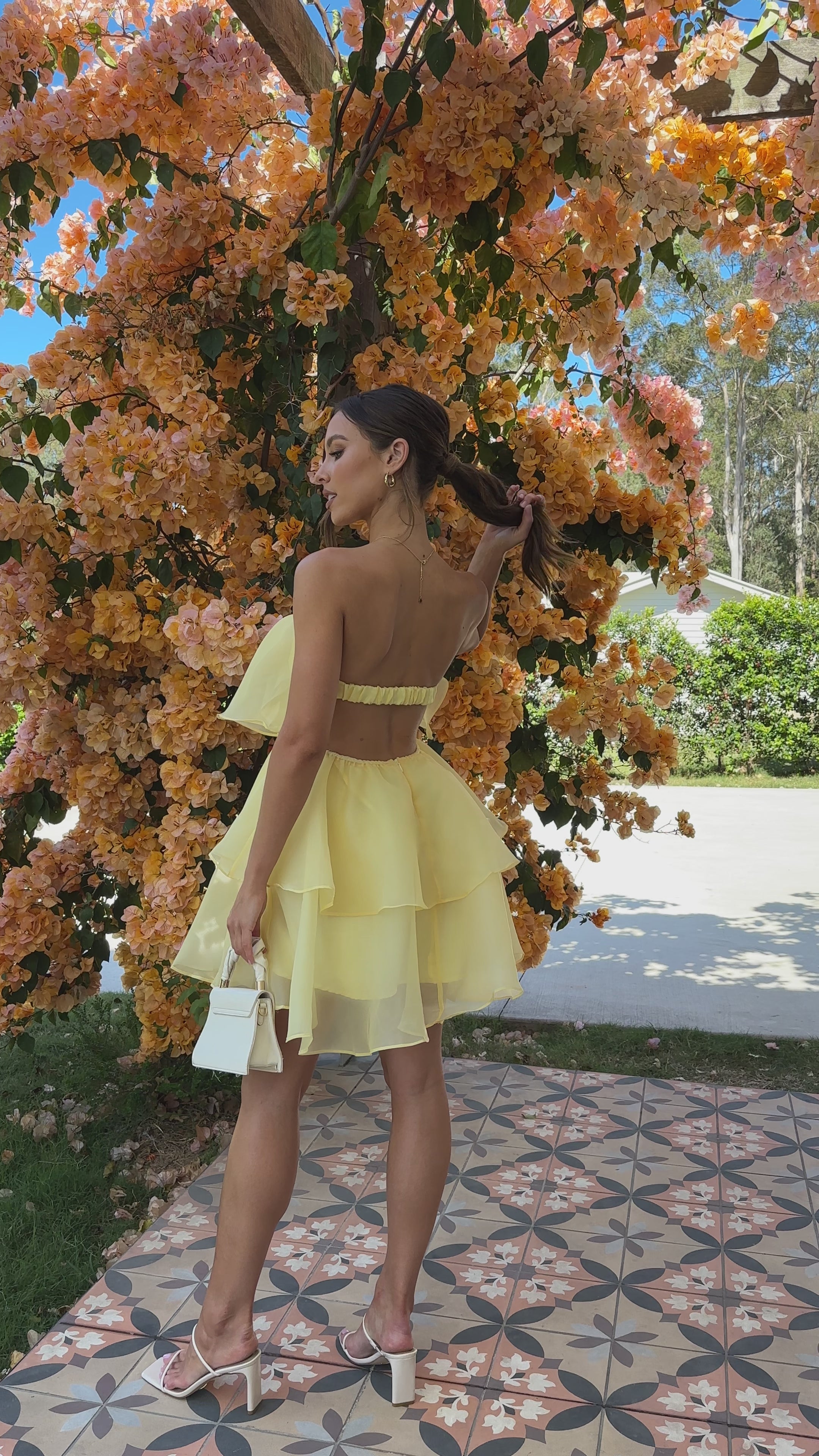 Fantasia Mini Dress - Yellow