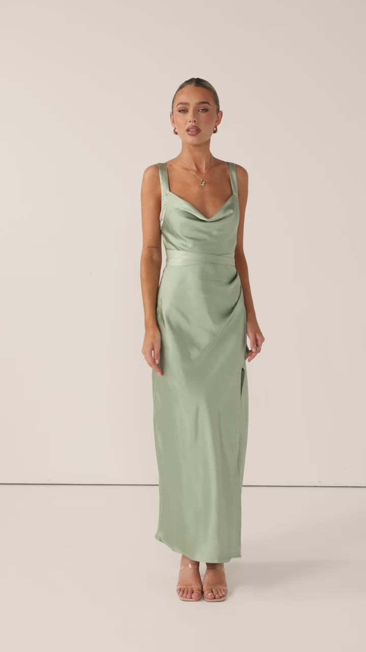 Zendaya Maxi Dress - Sage - Billy J