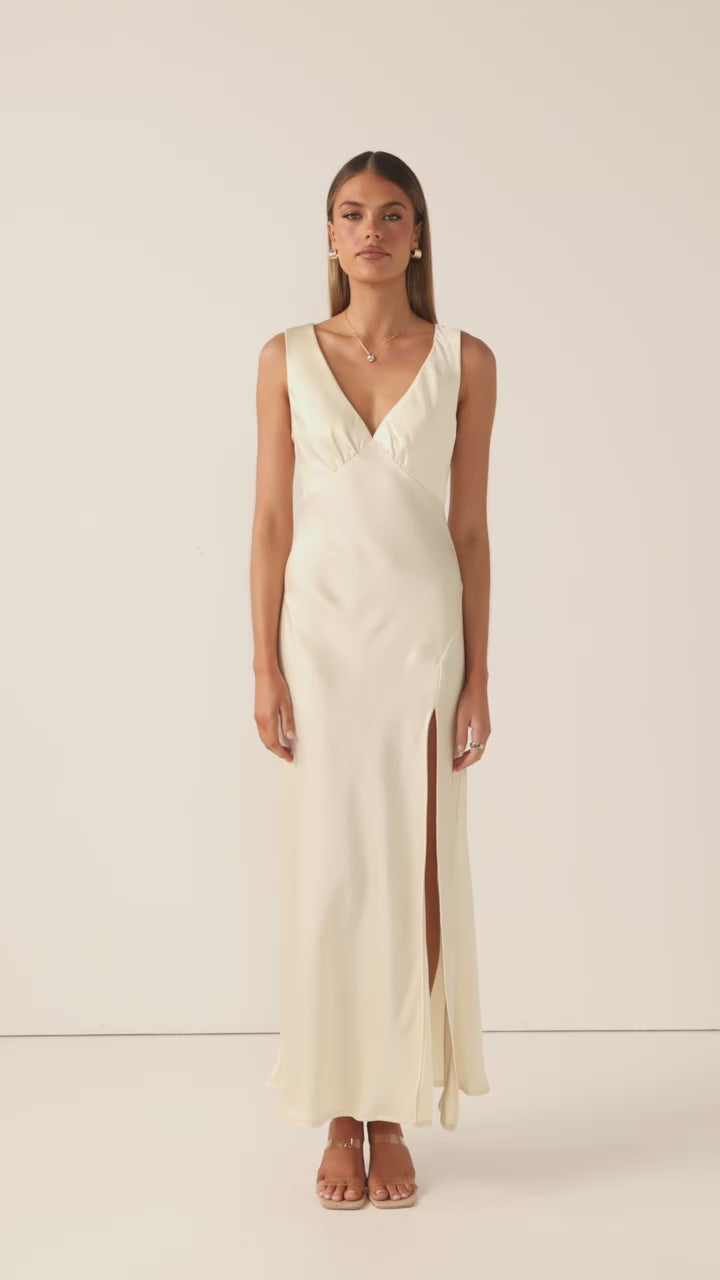 Taylor Maxi Dress - Ivory - Billy J