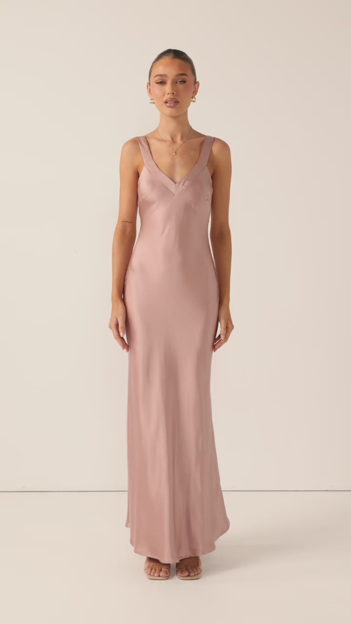 Andie Maxi Dress - Dusty Pink - Billy J
